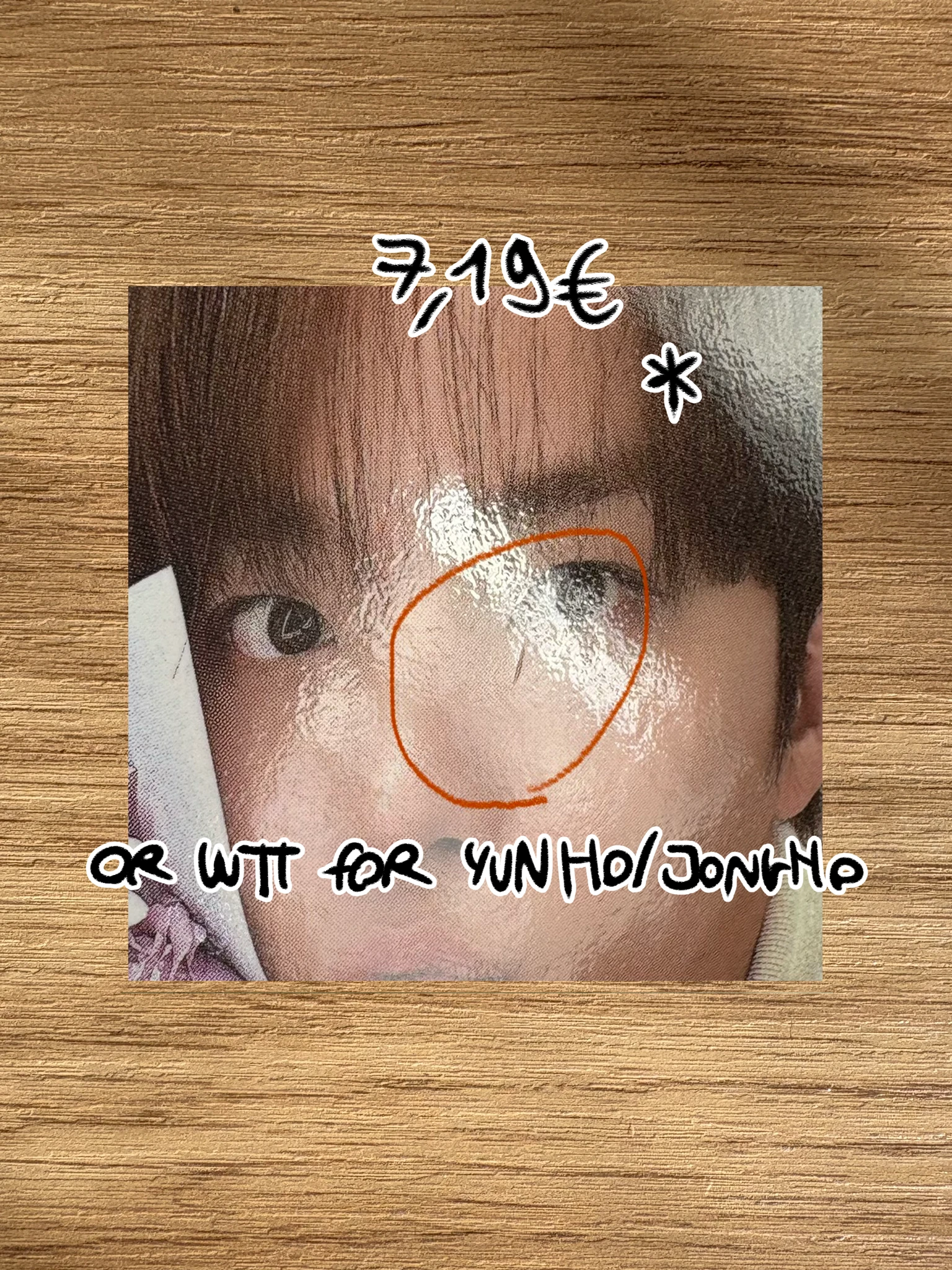 ATEEZ Jongho ATEEZ - Jongho - GOLDEN HOUR : Part.5 Album pob (pre-order benefit) toktoq digipack version double-sided listing photo 3