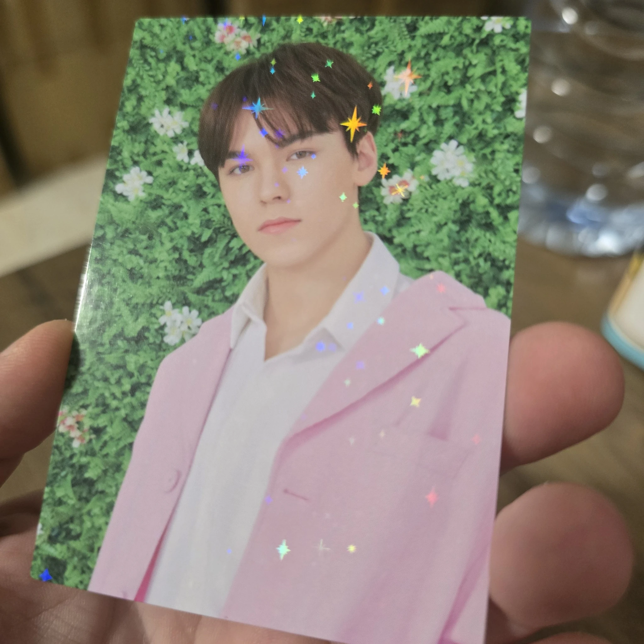 SEVENTEEN Vernon SEVENTEEN - Vernon - [HARU] TOUR Event merch photocard holographic (hologram) trading card listing photo 3