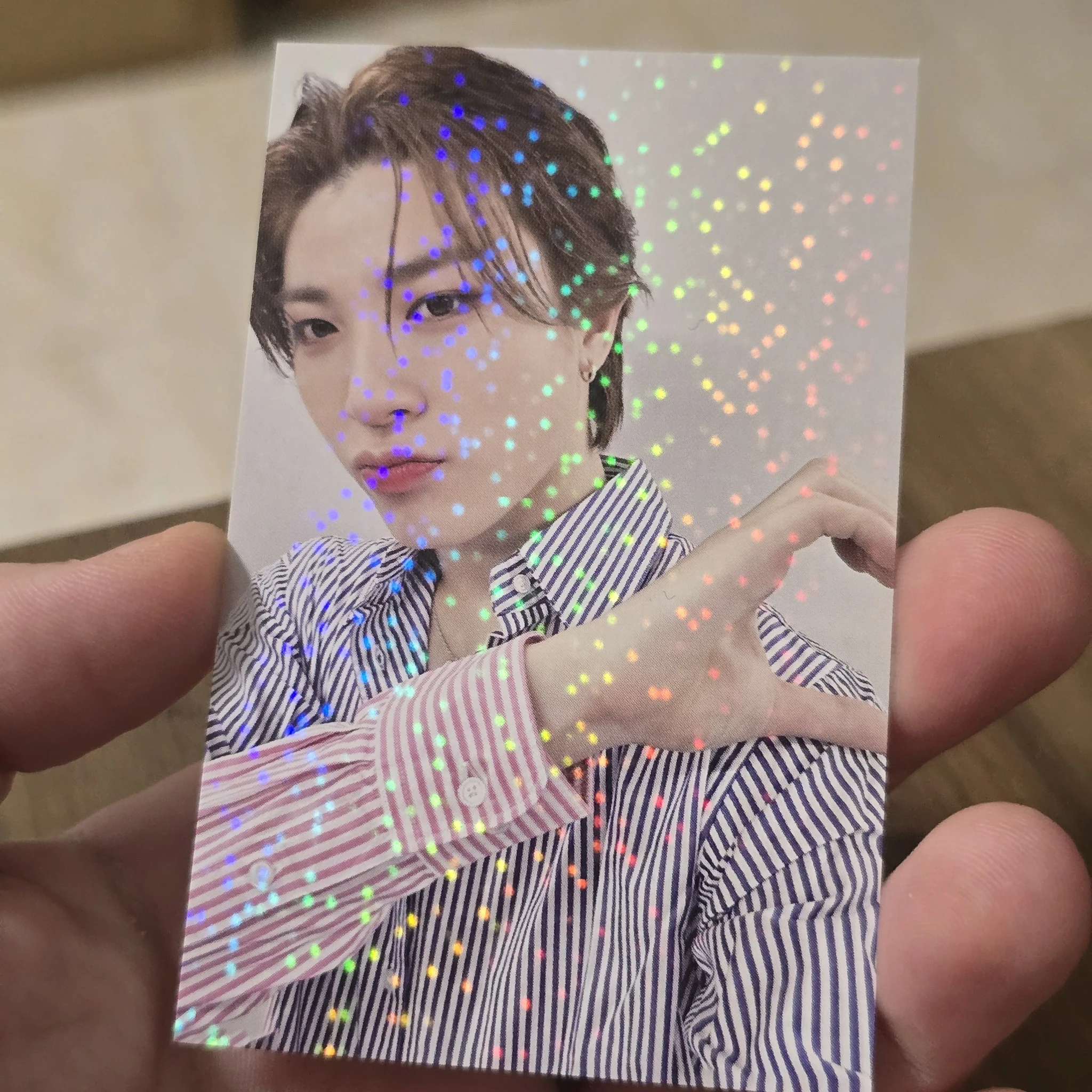 TREASURE So Junghwan TREASURE - So Junghwan - TREASURE's Shining SOLO Cafe Event pop-up cafe japan holographic (hologram) listing photo 3