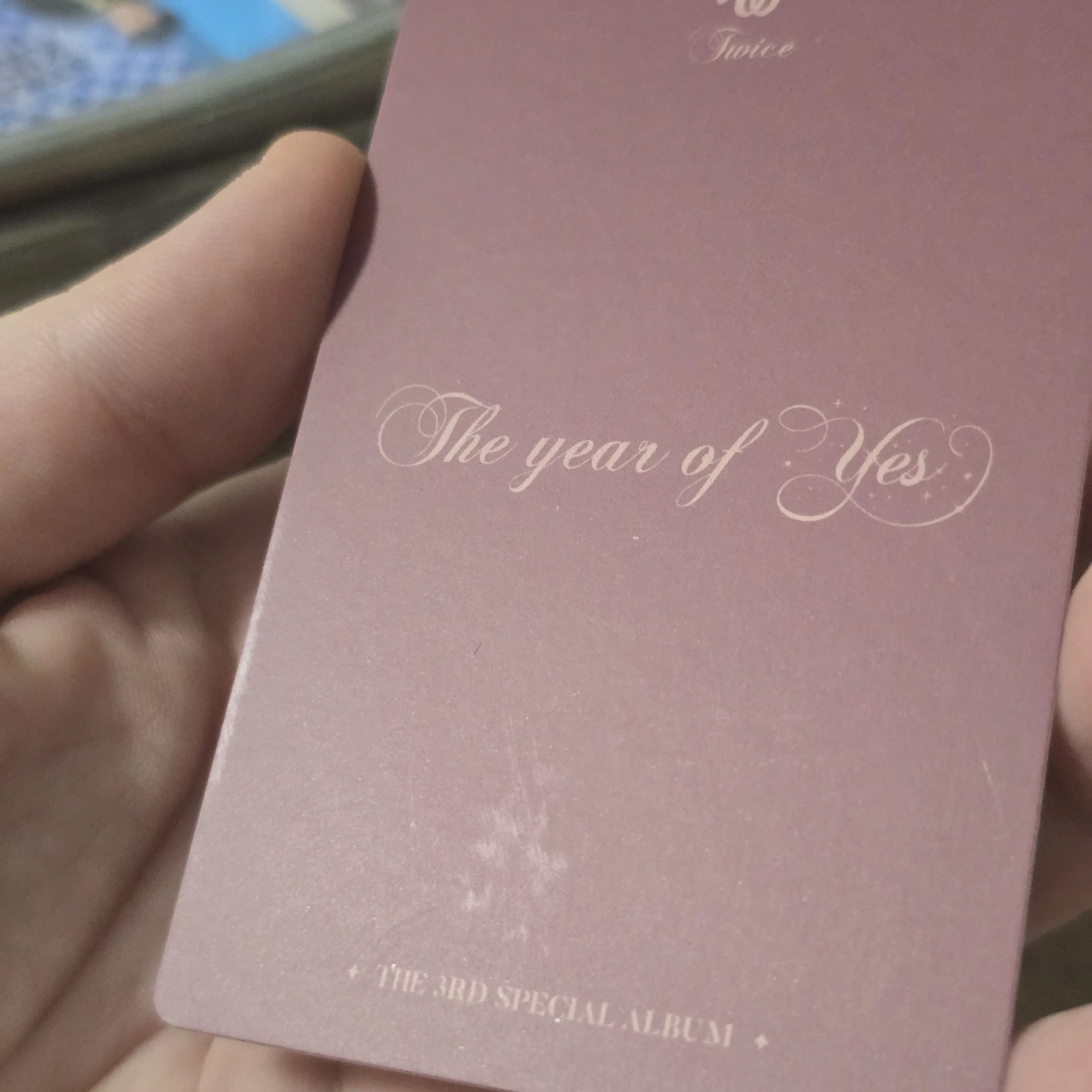 TWICE Sana TWICE - The Year of "Yes" Album pob (pre-order benefit) photocard set B version listing photo 3