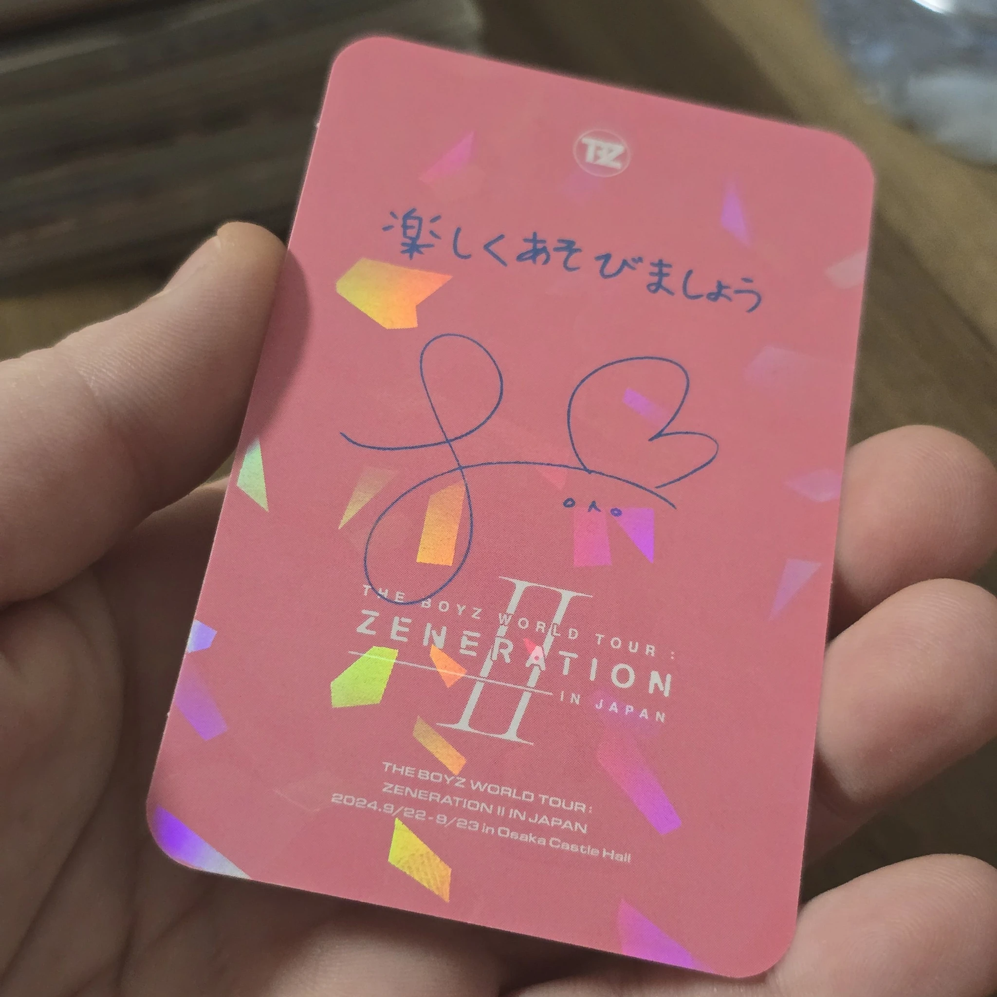 THE BOYZ Sangyeon THE BOYZ - Sangyeon - WORLD TOUR: Zeneration 2 Event trading card japan listing photo 3