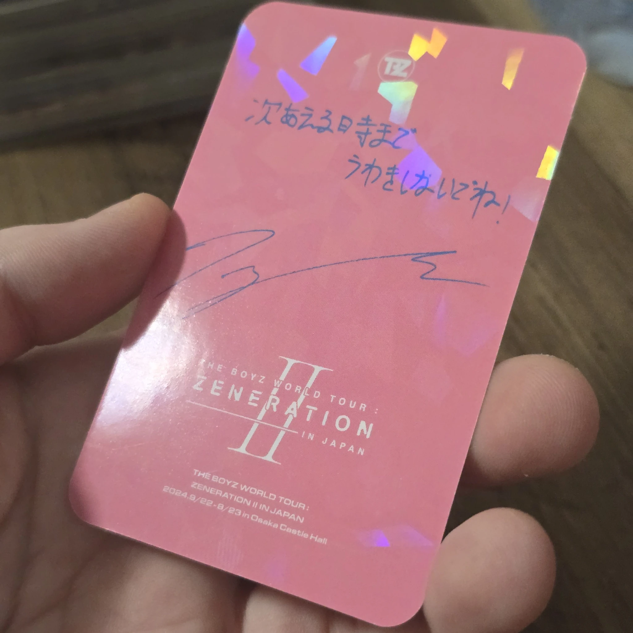 THE BOYZ Juyeon THE BOYZ - Juyeon - WORLD TOUR: Zeneration 2 Event japan photocard set listing photo 3