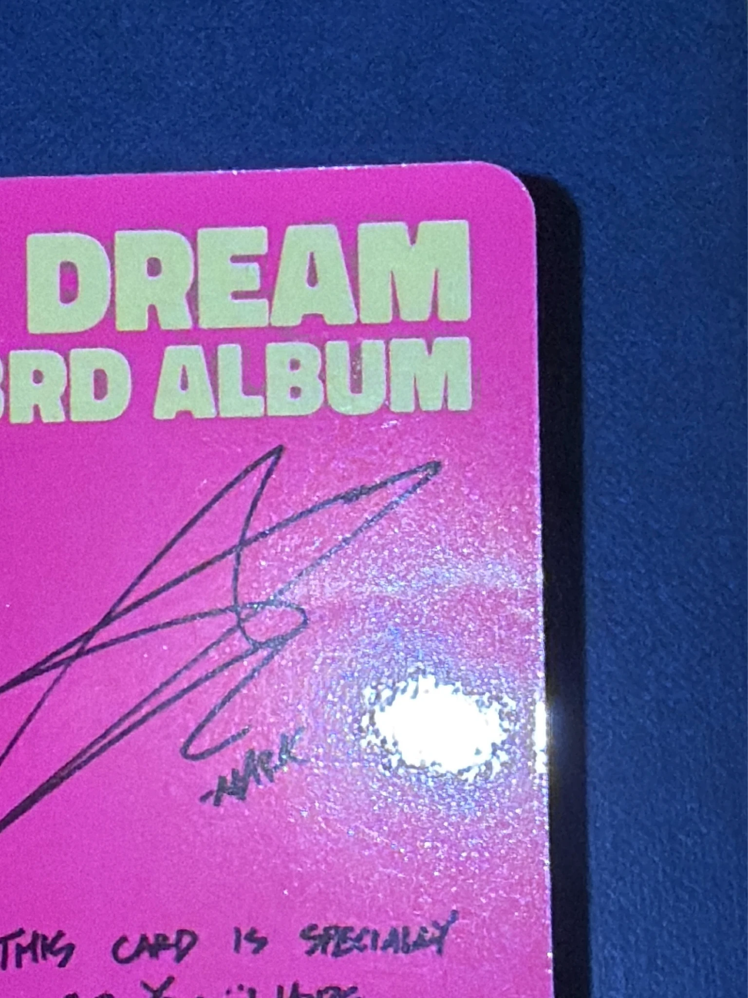 NCT DREAM Mark NCT DREAM - Mark - ISTJ Album target album photocard listing photo 3