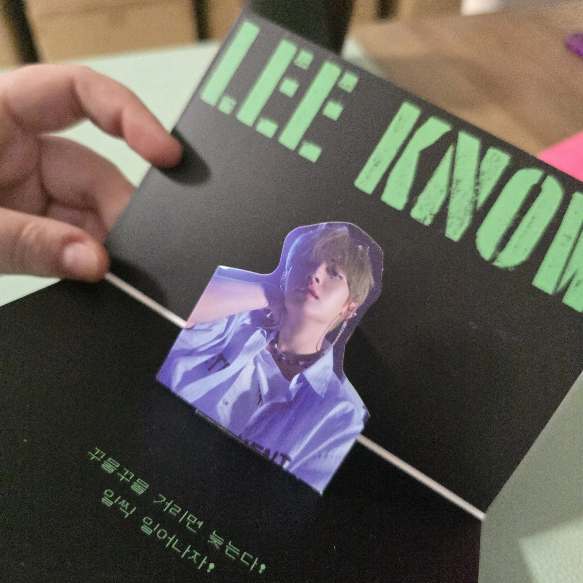 Stray Kids Lee Know Stray Kids - Lee Know - NoEasy Album album inclusion limited edition pop-up card listing photo 3