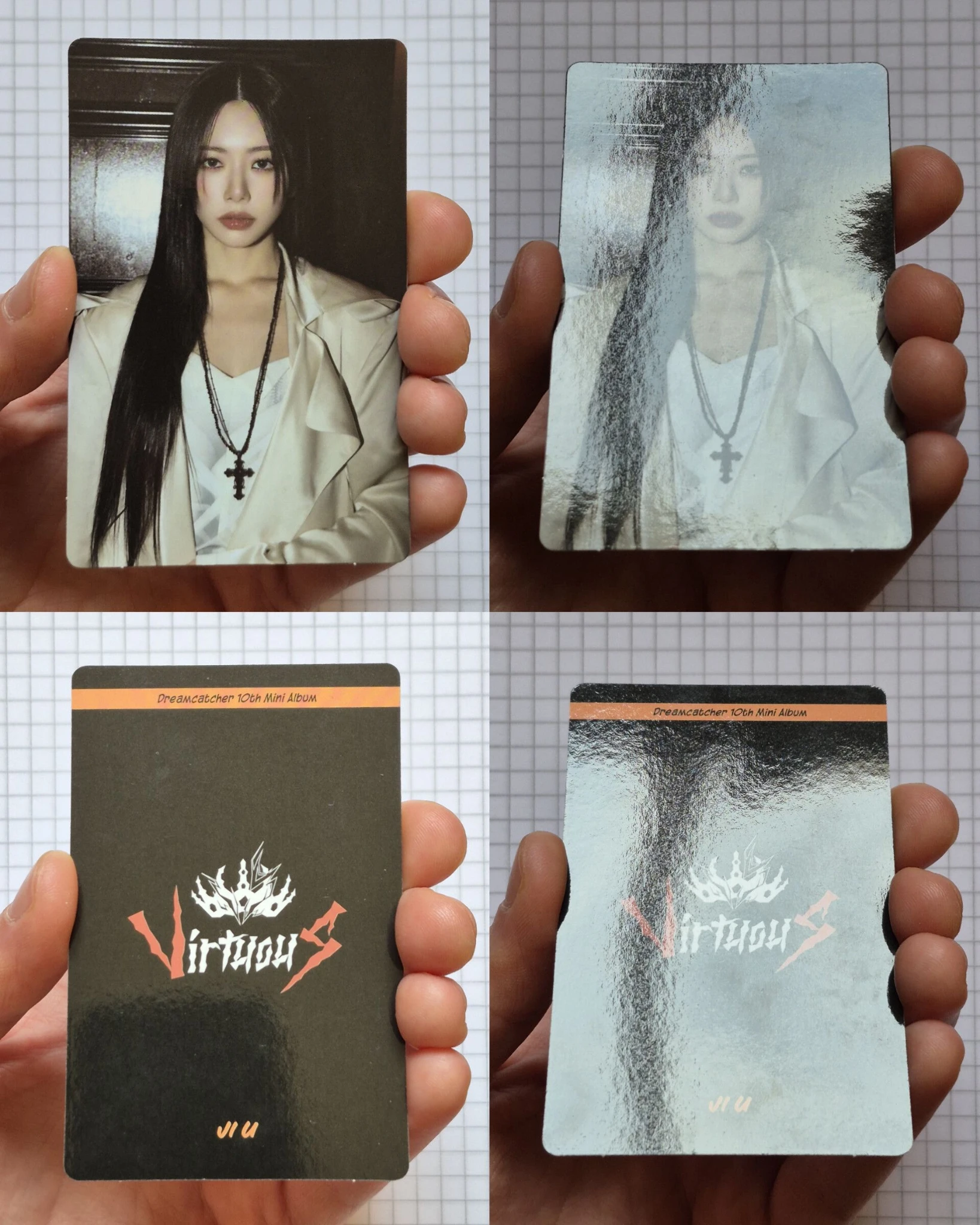 Dreamcatcher JiU Dreamcatcher - JiU - VirtuouS Album album photocard korean album R version E version A version K version listing photo 3