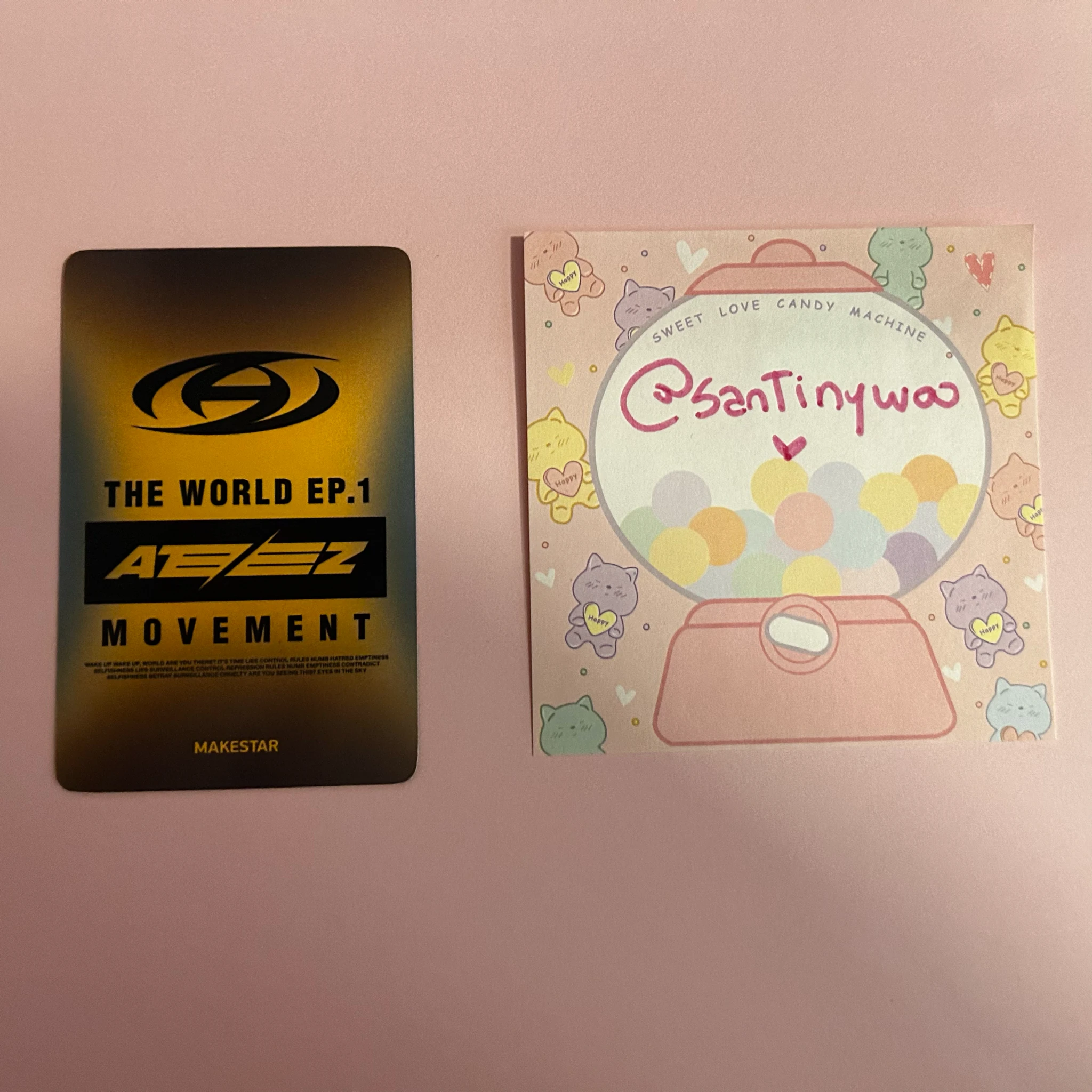 ATEEZ Wooyoung ATEEZ - Wooyoung - THE WORLD EP.1 : MOVEMENT Album makestar online listing photo 3