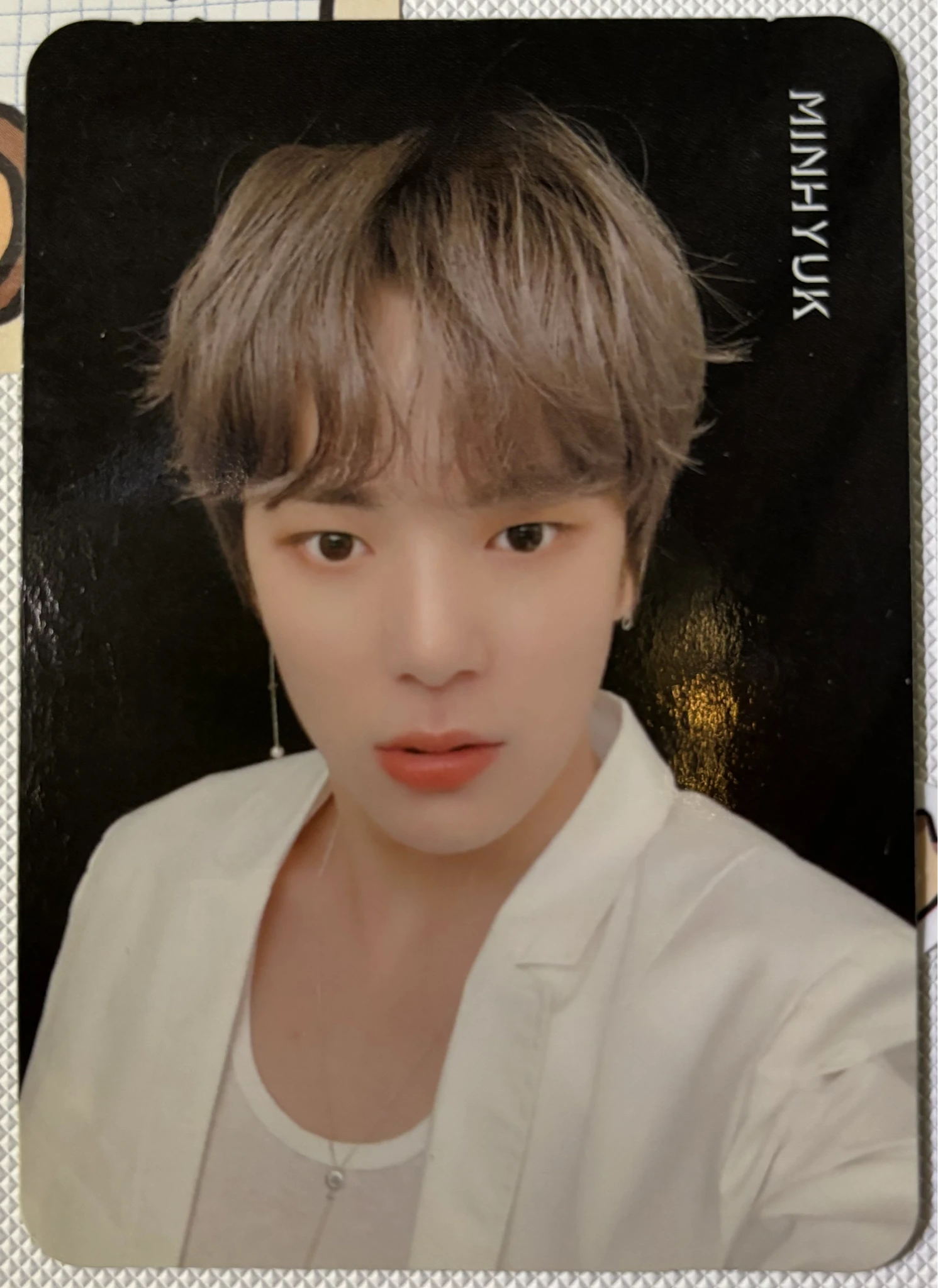 MONSTA X Minhyuk MONSTA X - Minhyuk - Take.2 We Are Here Album album photocard FPO listing photo 3