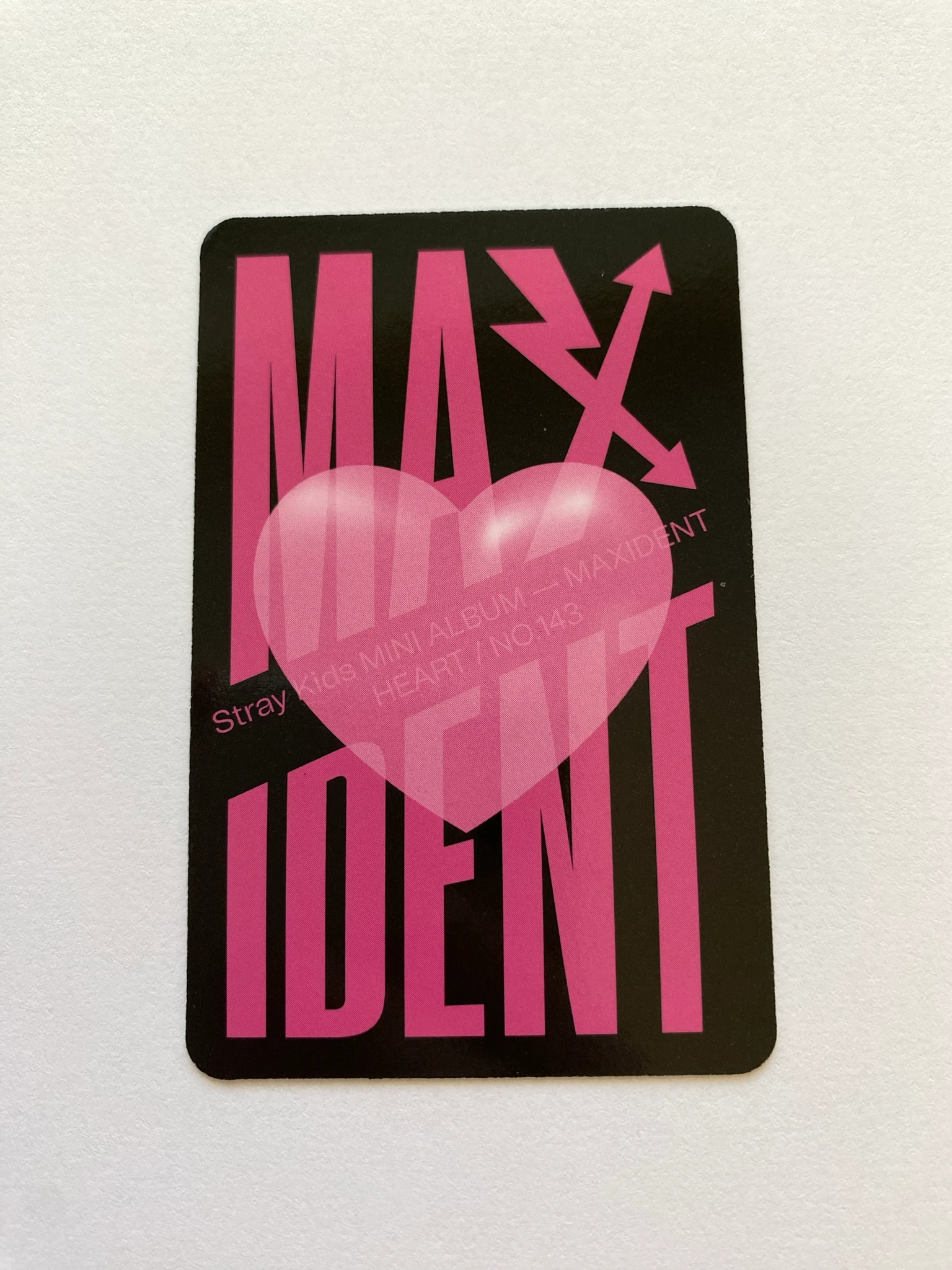 Stray Kids Hyunjin Stray Kids - Hyunjin - Maxident Album album photocard heart version listing photo 3