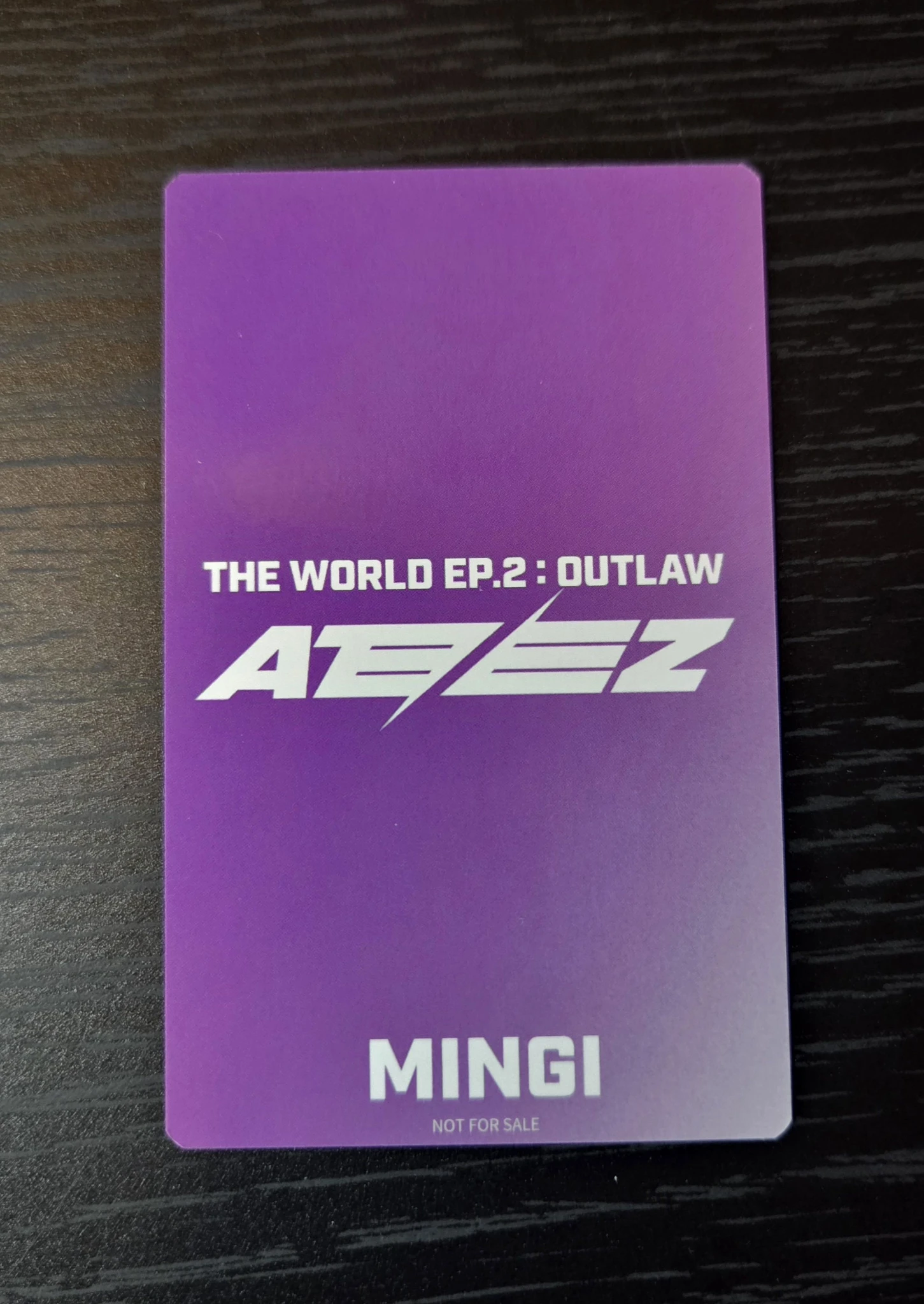 ATEEZ Mingi ATEEZ - Mingi - THE WORLD EP.2 : OUTLAW Album UMS japan (universal music store) listing photo 3