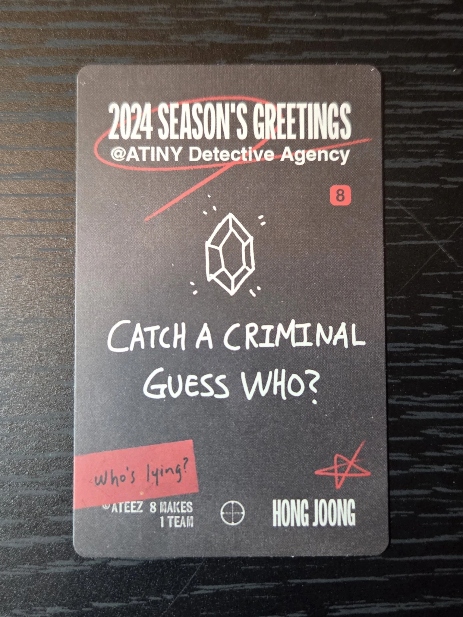 ATEEZ Hongjoong ATEEZ - Hongjoong - 2024 SEASONS GREETINGS Other kq shop season's greetings listing photo 3
