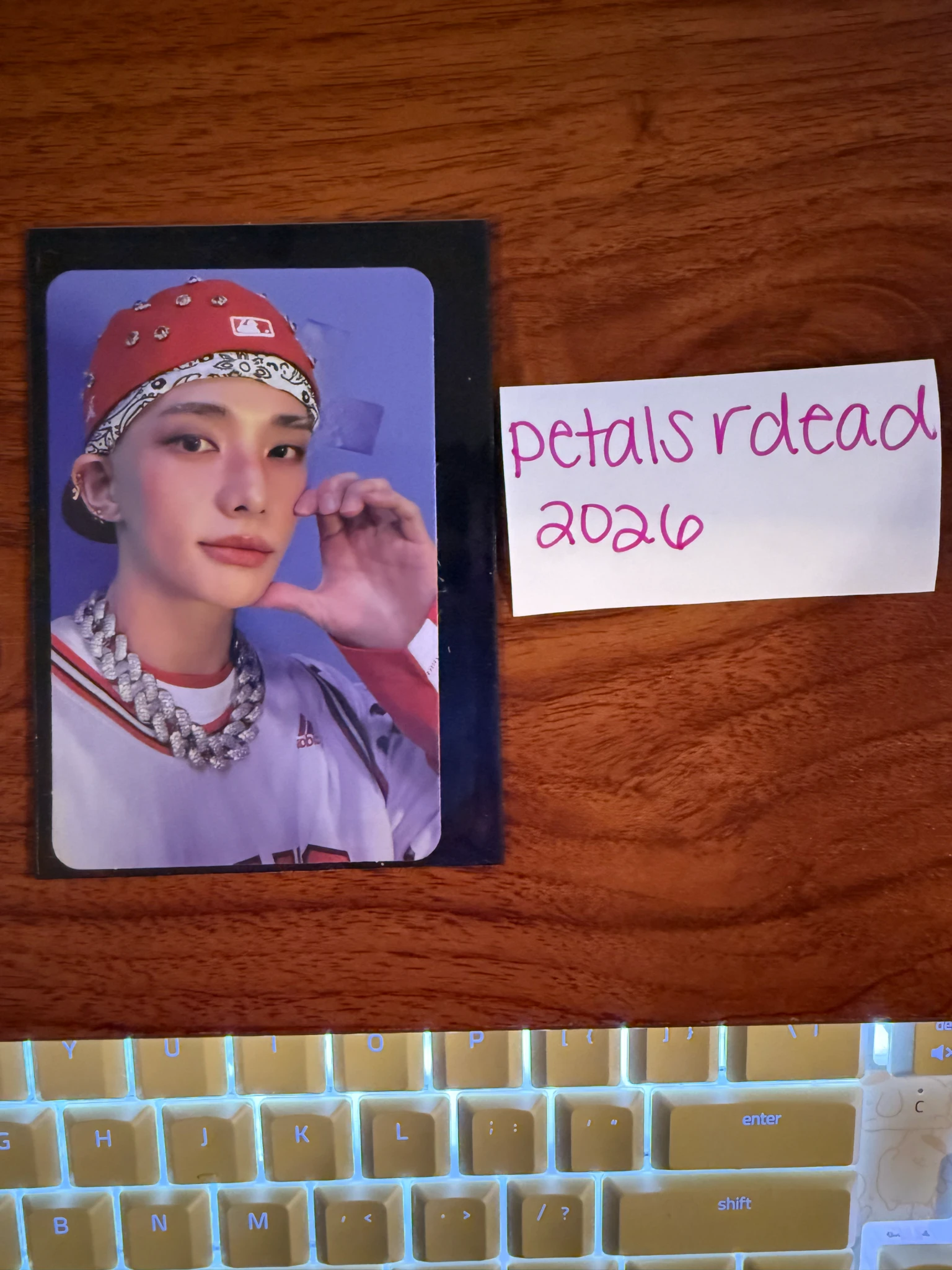 Stray Kids Hyunjin Stray Kids - Hyunjin - KARMA Album album photocard accordion version listing photo 3
