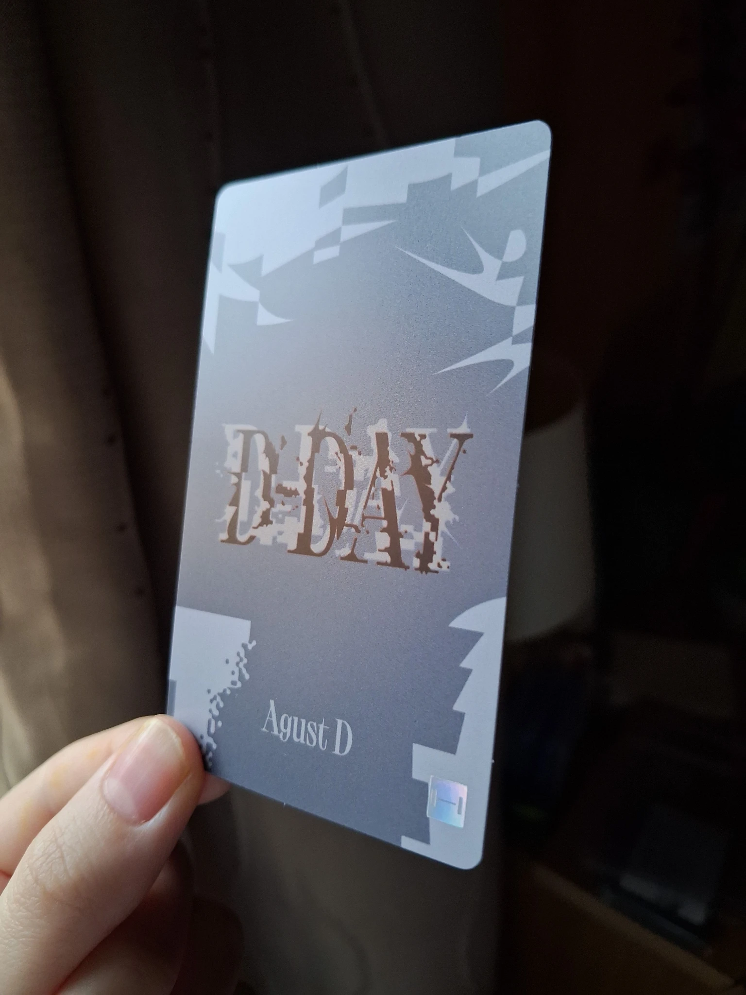 BTS SUGA BTS - SUGA - D-DAY Album lucky draw powerstation listing photo 3