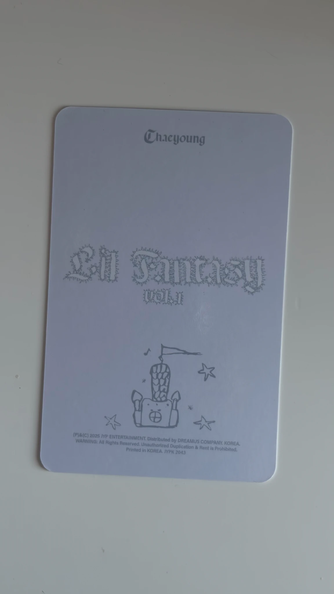 TWICE Chaeyoung TWICE - Chaeyoung - LIL FANTASY vol.1 Album nemo version platform version album photocard photocard set listing photo 3
