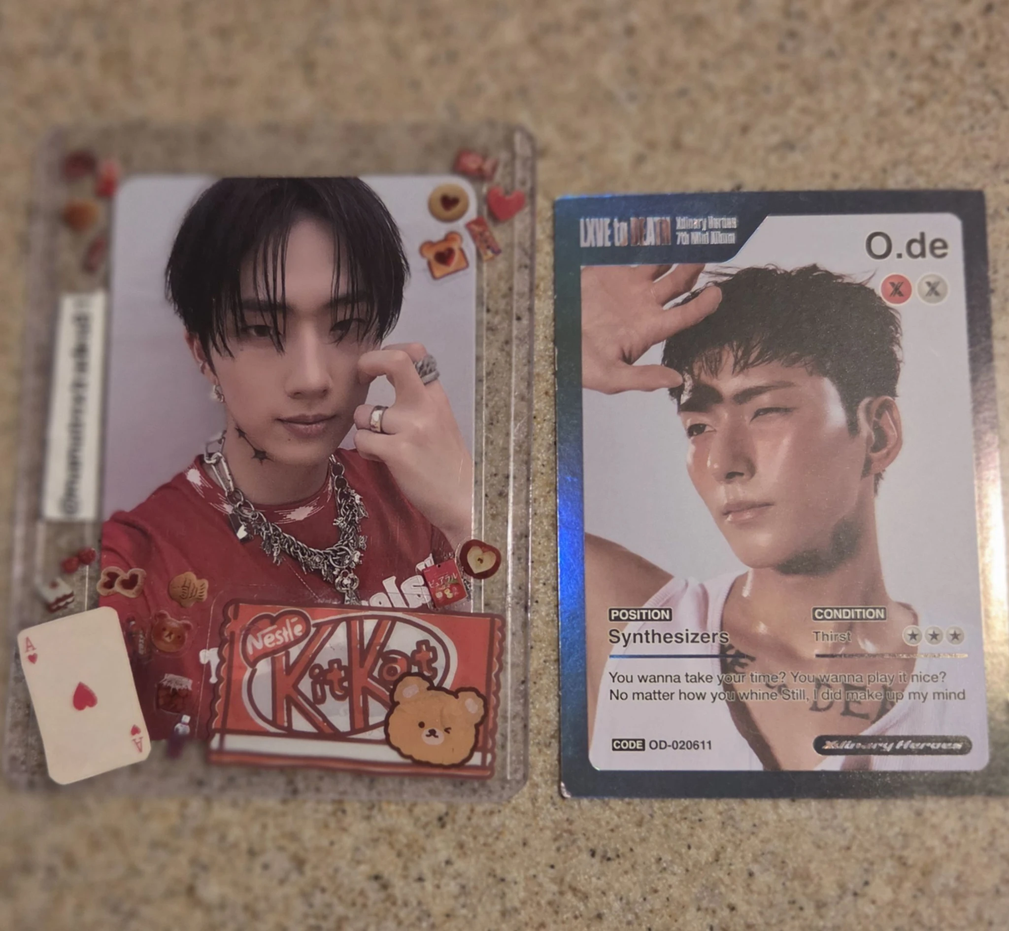 Xdinary Heroes O.de Xdinary Heroes - O.de - LXVE TO DEATH Album album photocard trading card random photocard holographic (hologram) listing photo 3