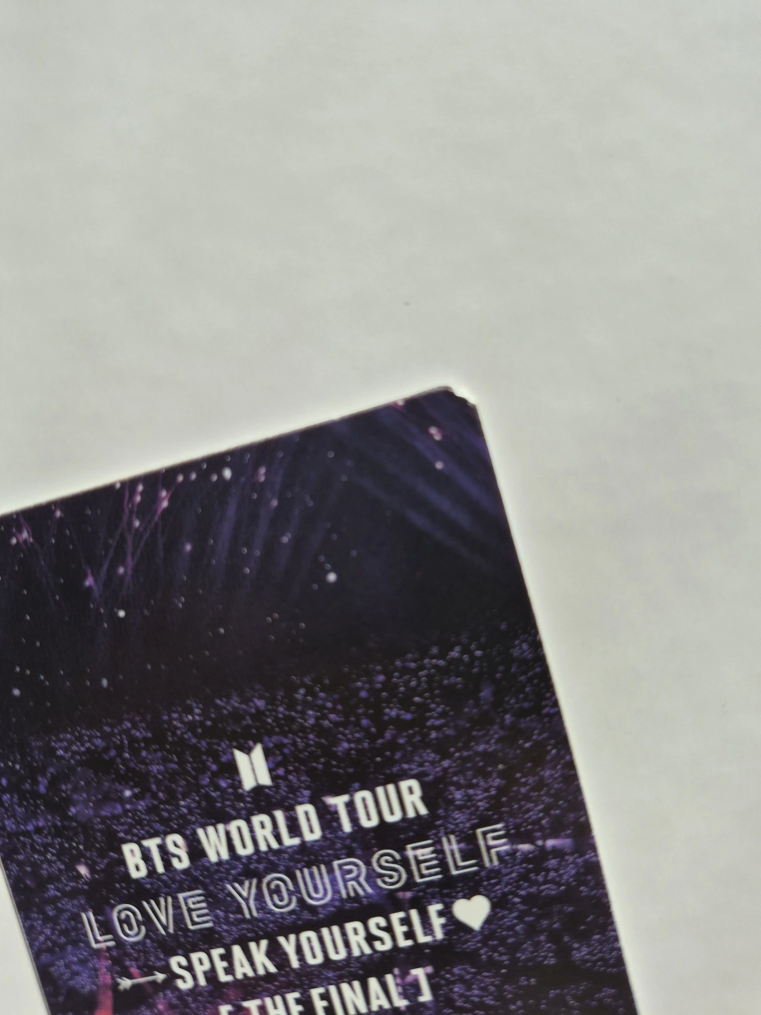 BTS RM BTS - RM - LY: Speak Yourself Tour Event lucky draw the final dispenser pvc card listing photo 3