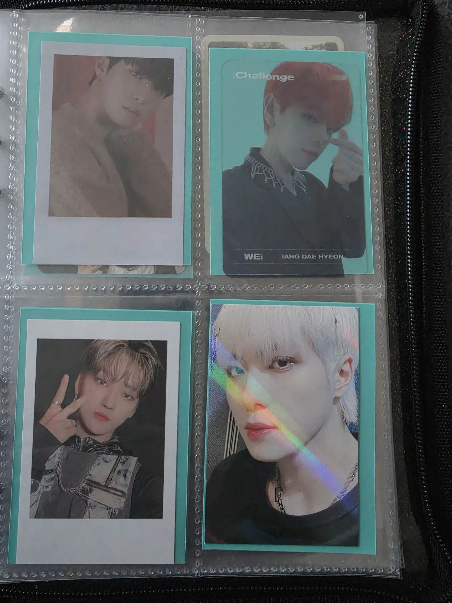 WEi Donghan WEi - Donghan - IDENTITY : CHALLENGE Album makestar round 4 holographic (hologram) listing photo 3