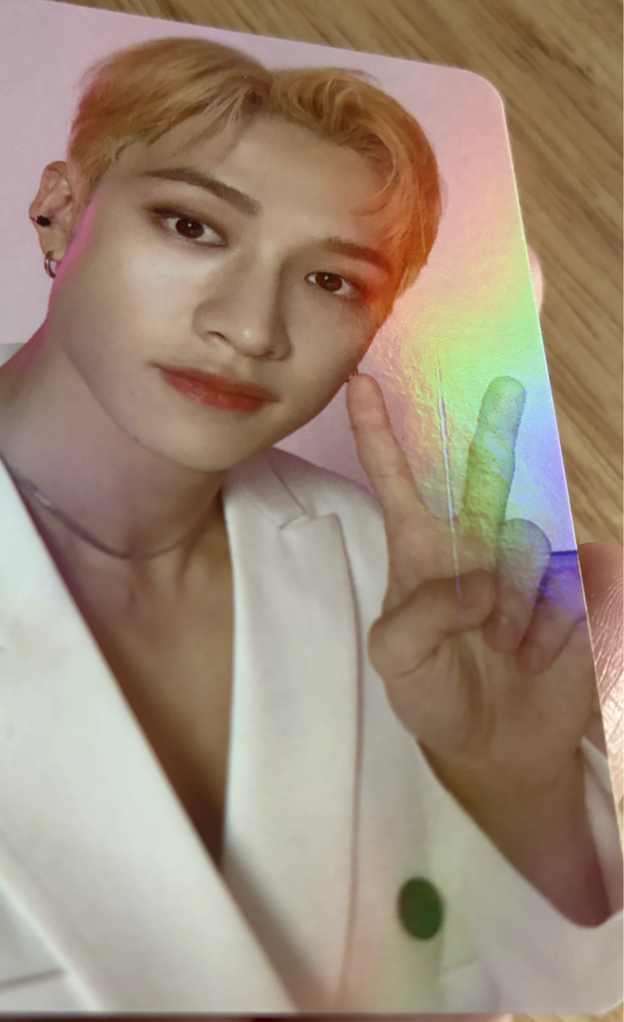 Stray Kids Bang Chan Stray Kids - Bang Chan - NACIFIC  x Stray Kids Other brand collaboration nacific round 3 holographic (hologram) listing photo 3