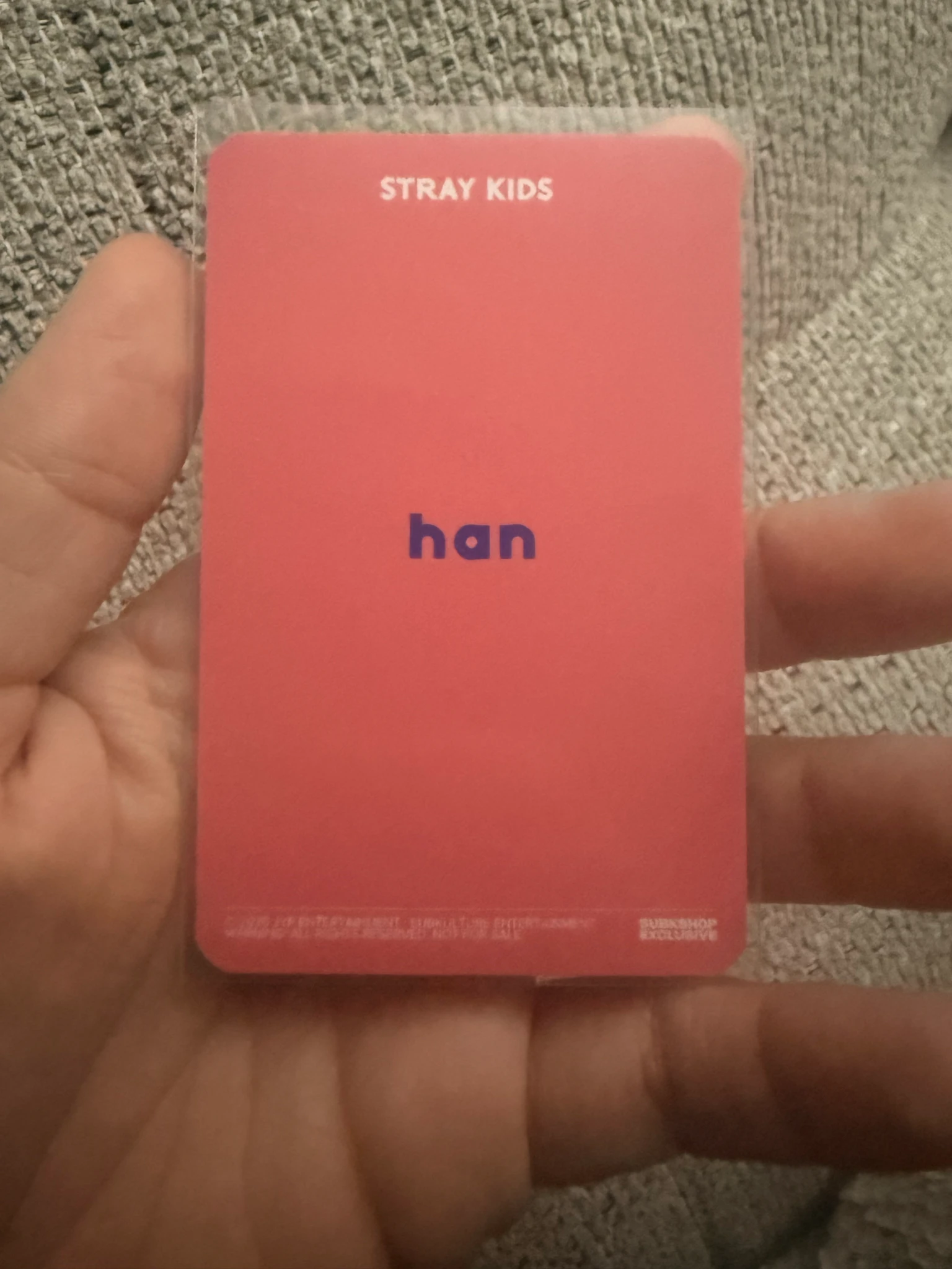Stray Kids HAN Stray Kids - HAN - 'Stay in Playground' Second Photobook Other pob (pre-order benefit) subk shop listing photo 3