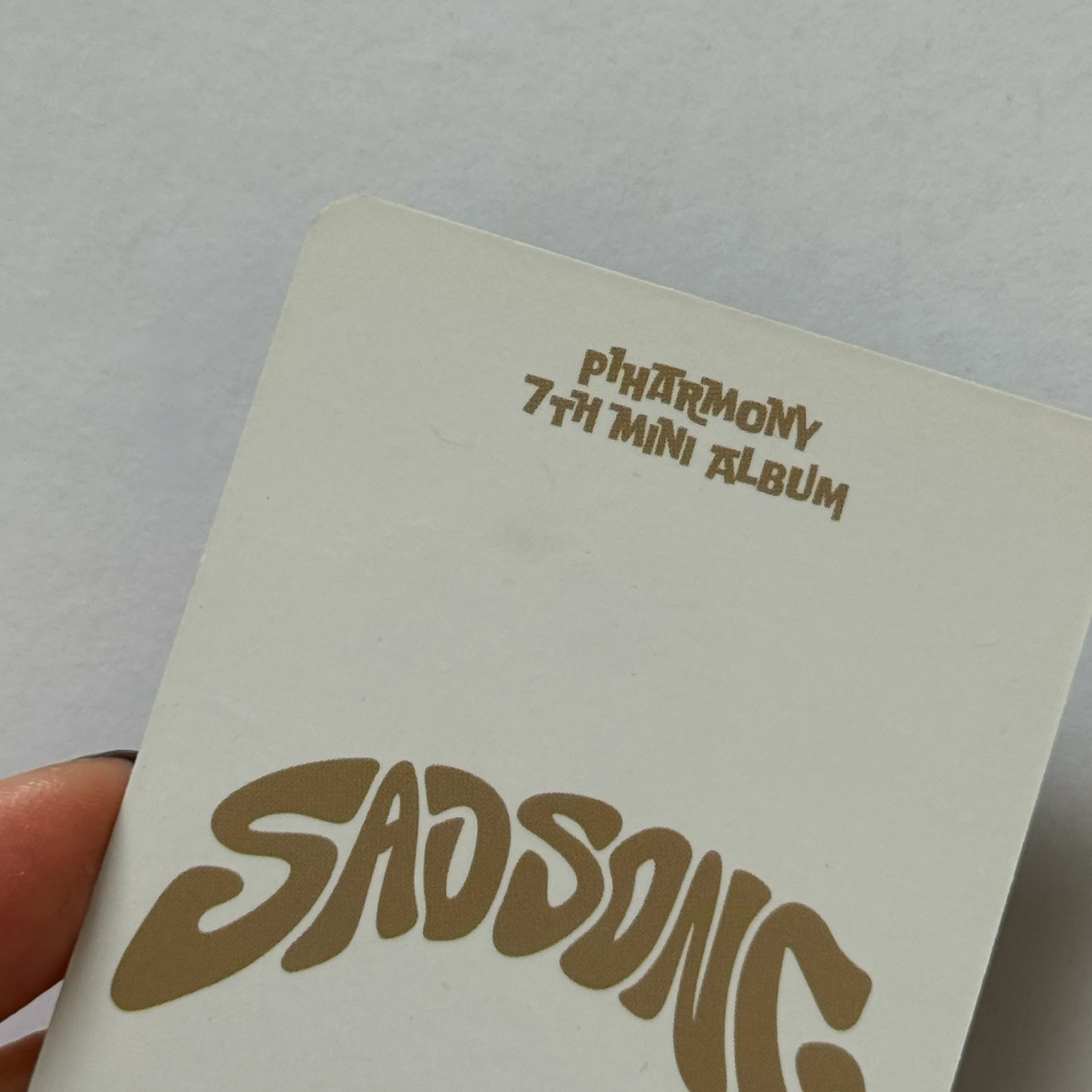 P1Harmony Jiung P1Harmony - Jiung - Sad Song Album album photocard mini album listing photo 3