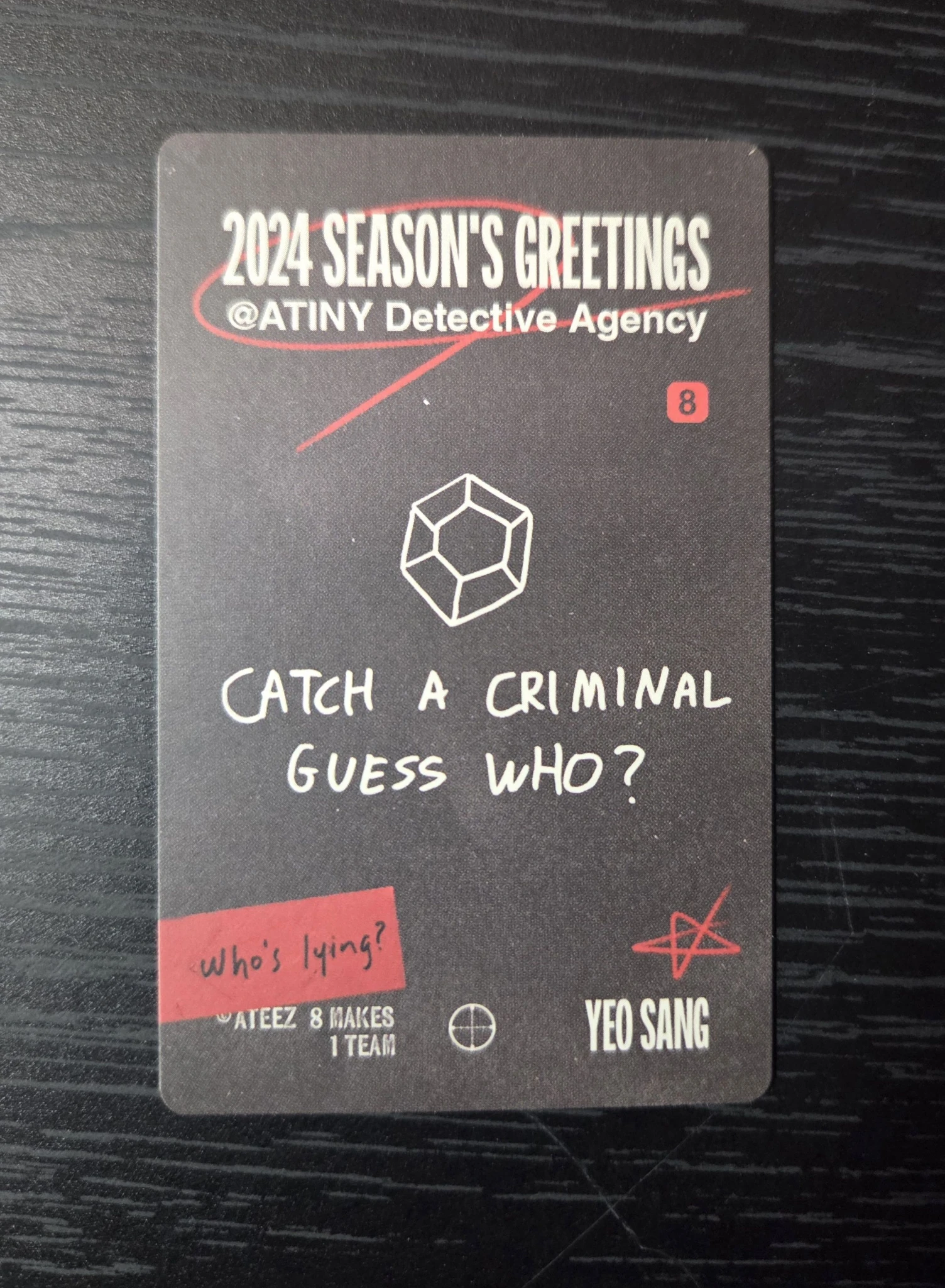 ATEEZ Yeosang ATEEZ - Yeosang - 2024 SEASONS GREETINGS Other season's greetings listing photo 3