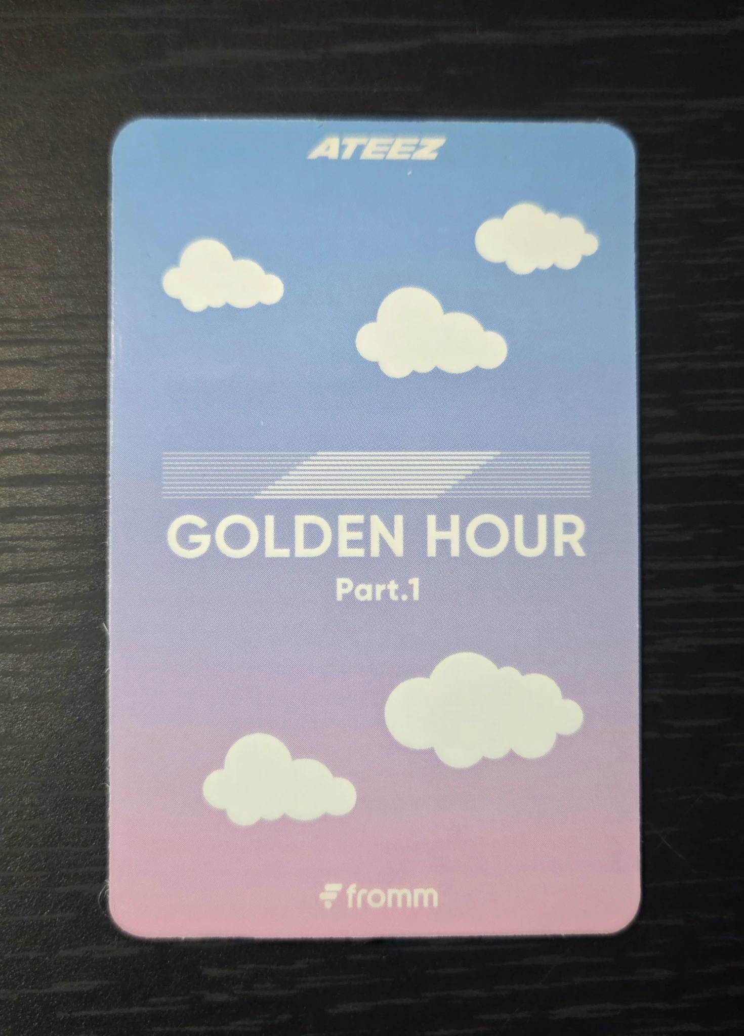 ATEEZ Yeosang ATEEZ - Yeosang - Golden Hour : Part.1 Album digipack version pre-order benefit (pob) fromm store listing photo 3