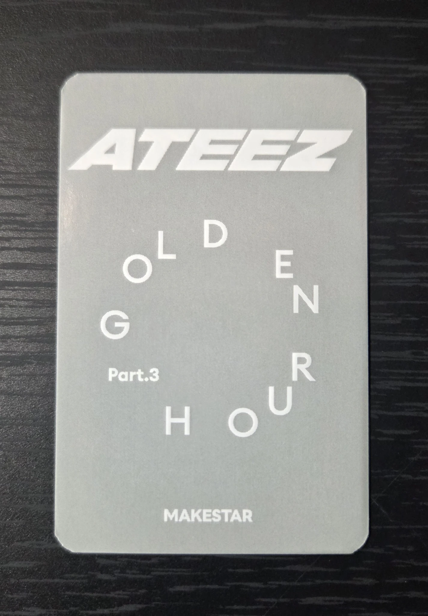 ATEEZ Yeosang ATEEZ - Yeosang - Golden Hour : Part.3 Album makestar pre-order benefit (pob) listing photo 3