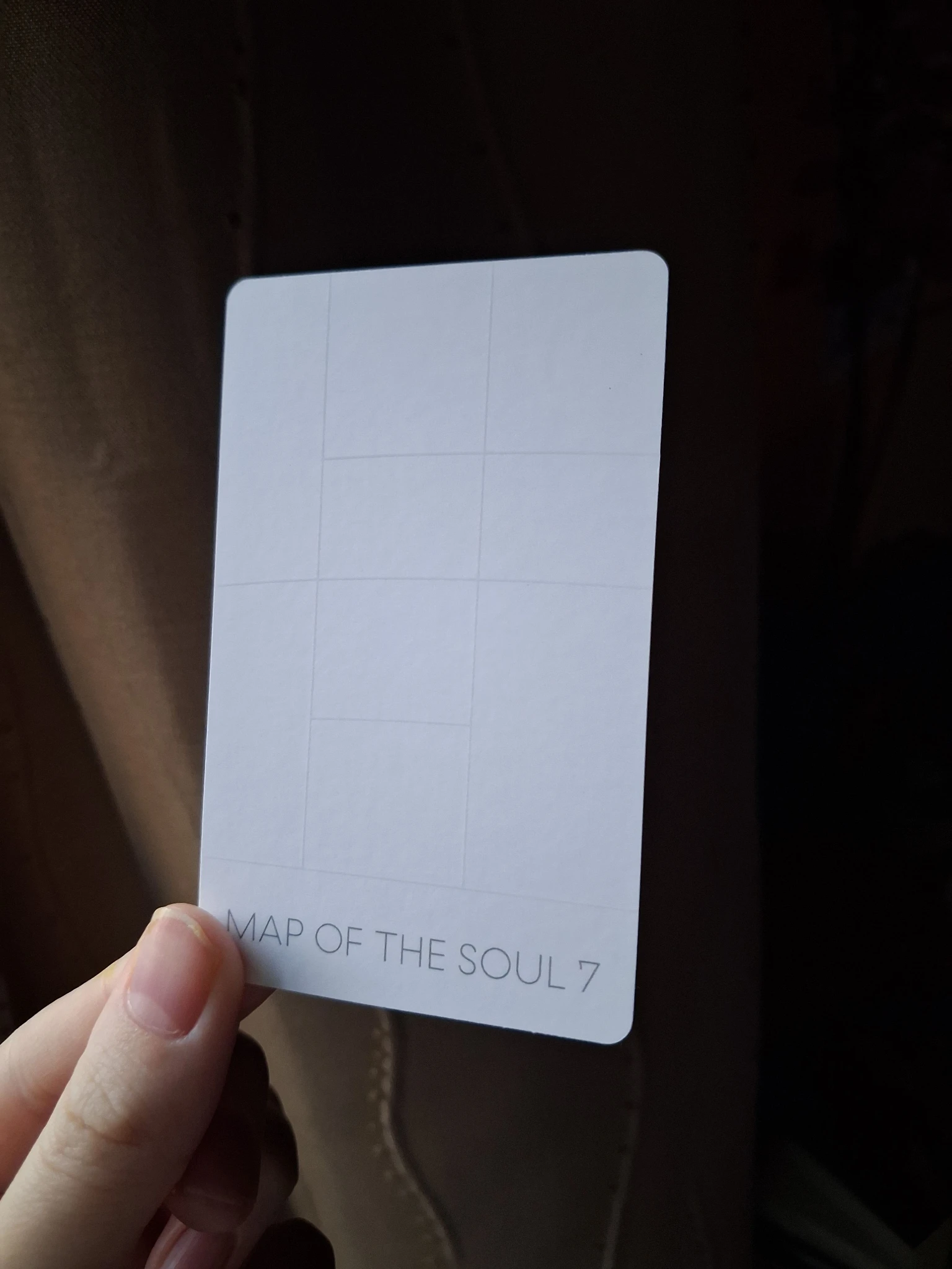 BTS Jin BTS - Jin - Map of the Soul: 7 Album album photocard ver. 1 listing photo 3