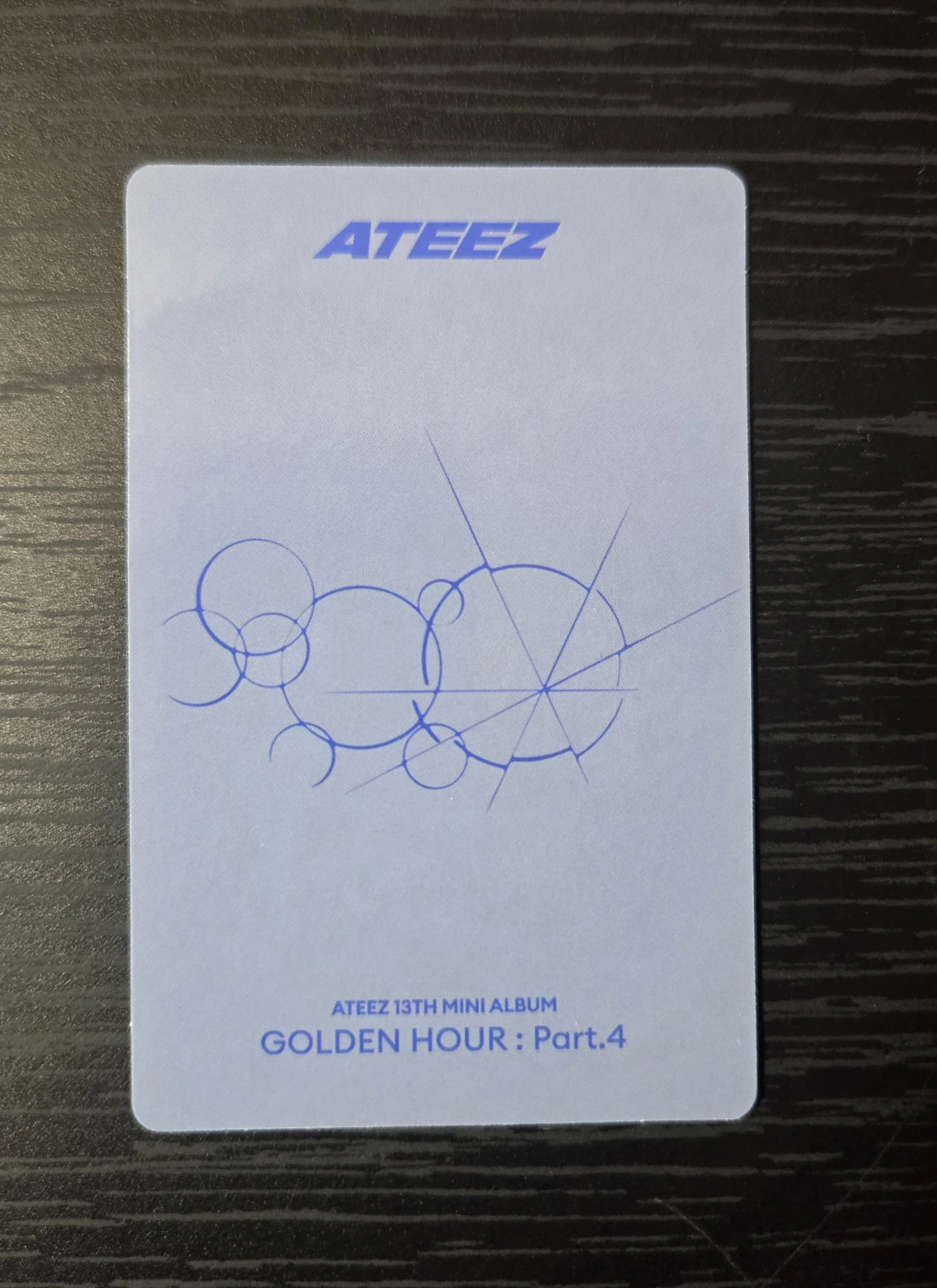 ATEEZ Yeosang ATEEZ - Yeosang - Golden Hour : Part.4 Album pob (pre-order benefit) toktoq listing photo 3