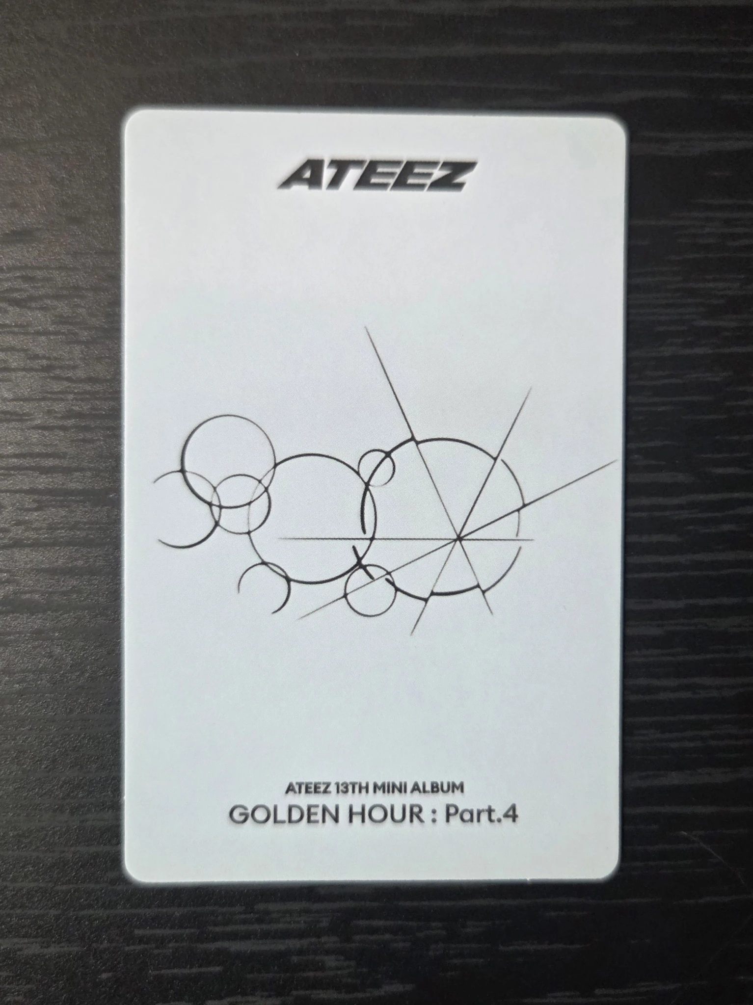 ATEEZ Yeosang ATEEZ - Yeosang - Golden Hour : Part.4 Album pob (pre-order benefit) toktoq listing photo 3