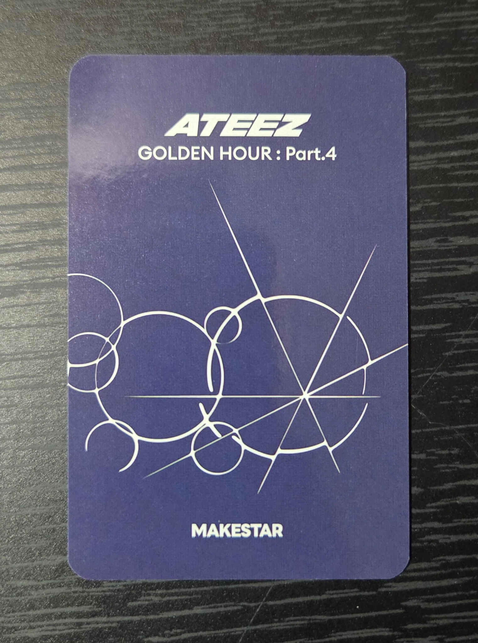 ATEEZ Yeosang ATEEZ - Yeosang - Golden Hour : Part.4 Album makestar pob (pre-order benefit) listing photo 3