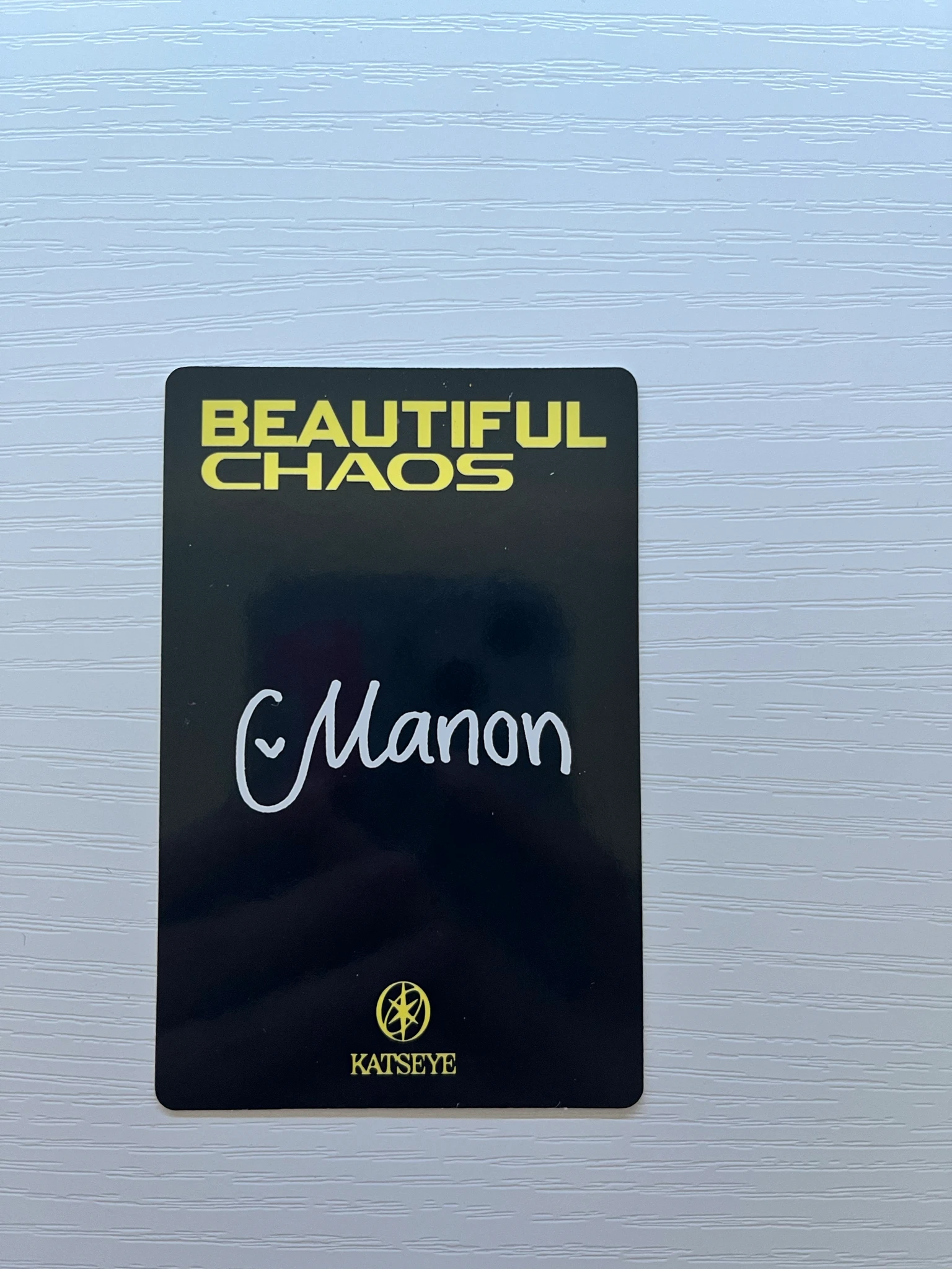 KATSEYE Manon KATSEYE - Manon - BEAUTIFUL CHAOS Album chaotic version album photocard listing photo 3