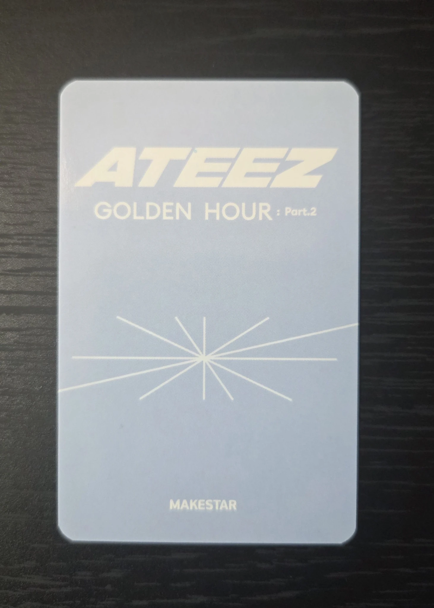 ATEEZ Seonghwa ATEEZ - Seonghwa - Golden Hour : Part 2 Album makestar lucky draw version 1 listing photo 3