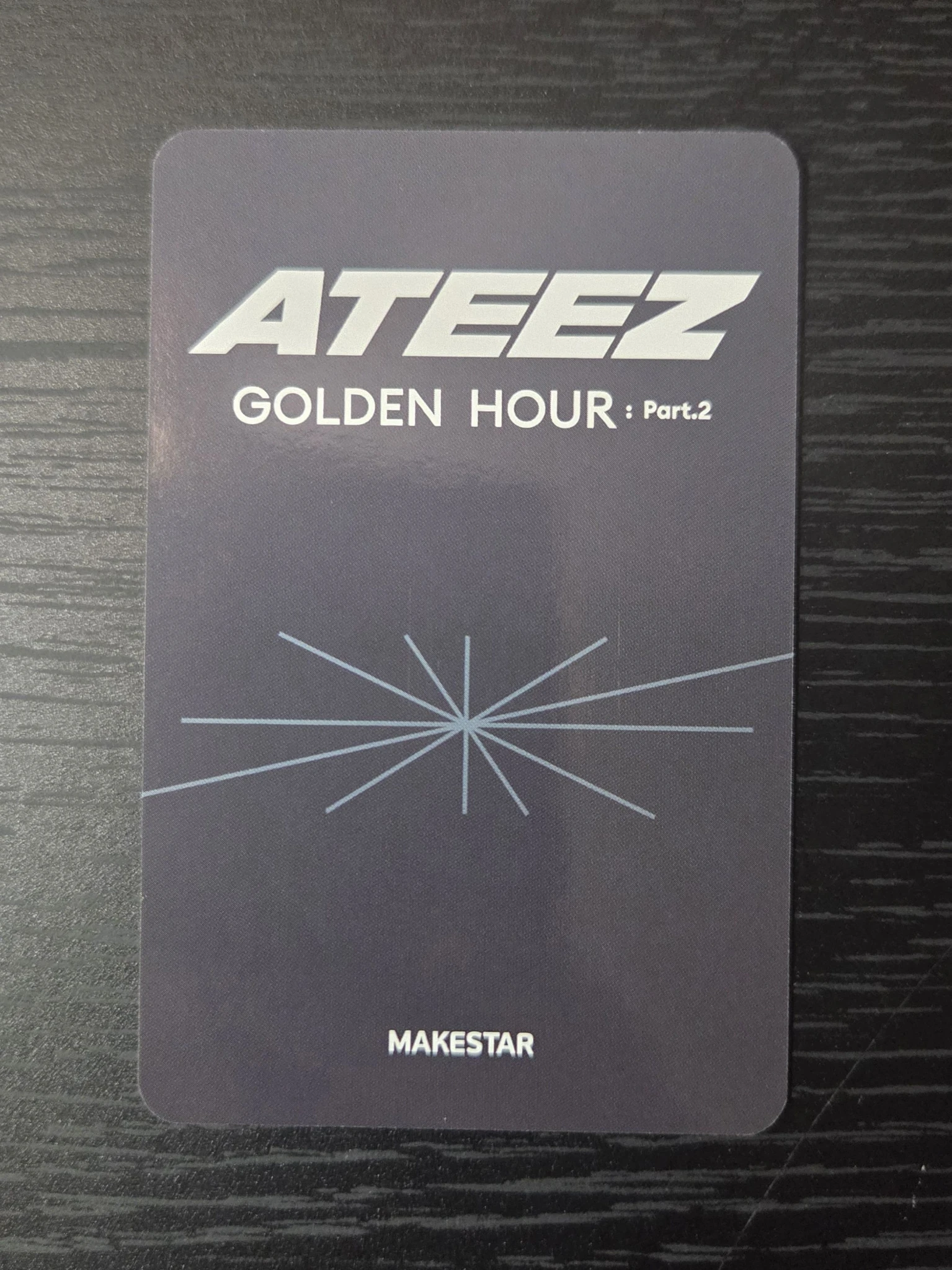 ATEEZ Seonghwa ATEEZ - Seonghwa - Golden Hour : Part 2 Album makestar lucky draw version 2 listing photo 3