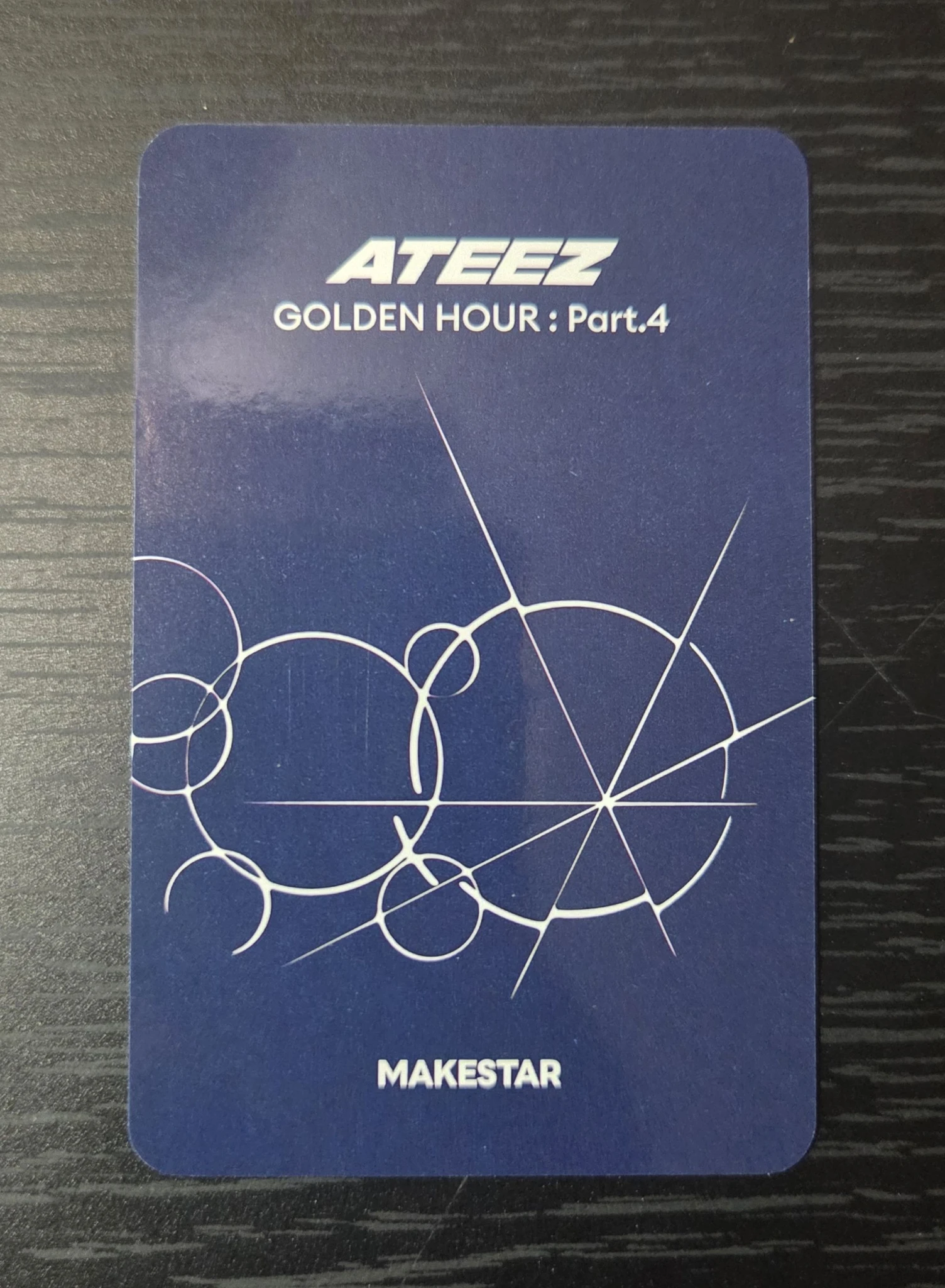 ATEEZ Seonghwa ATEEZ - Seonghwa - Golden Hour : Part.4 Album makestar pob (pre-order benefit) listing photo 3