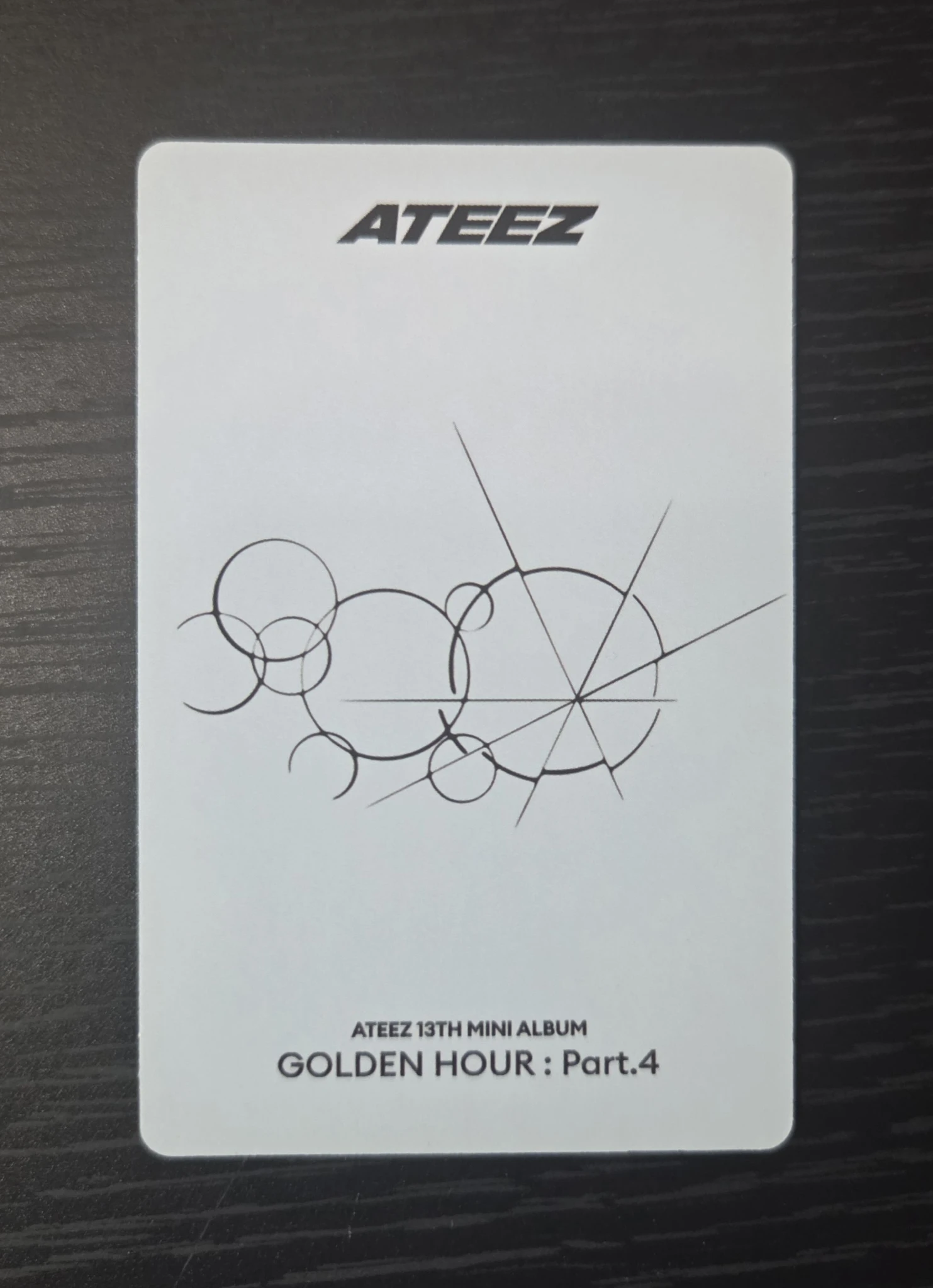ATEEZ Seonghwa ATEEZ - Seonghwa - Golden Hour : Part.4 Album toktoq pob (pre-order benefit) photobook version listing photo 3