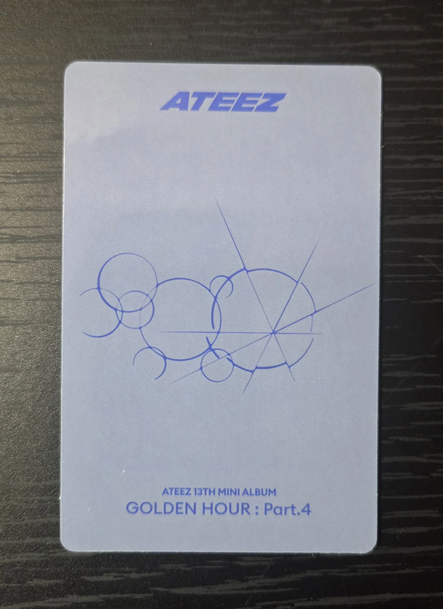 ATEEZ Seonghwa ATEEZ - Seonghwa - Golden Hour : Part.4 Album toktoq pob (pre-order benefit) listing photo 3