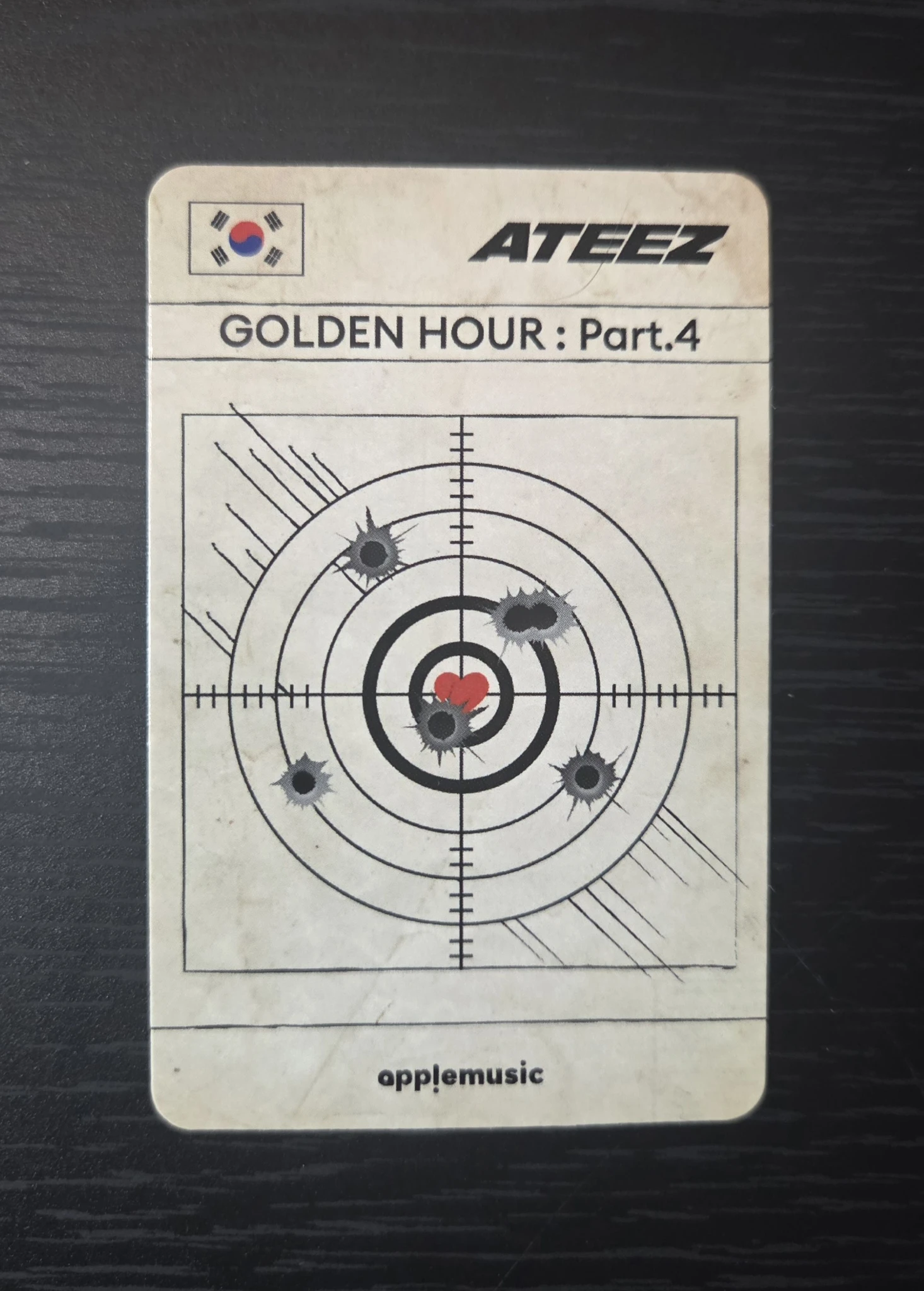 ATEEZ Seonghwa ATEEZ - Seonghwa - Golden Hour : Part.4 Album apple music fansign listing photo 3