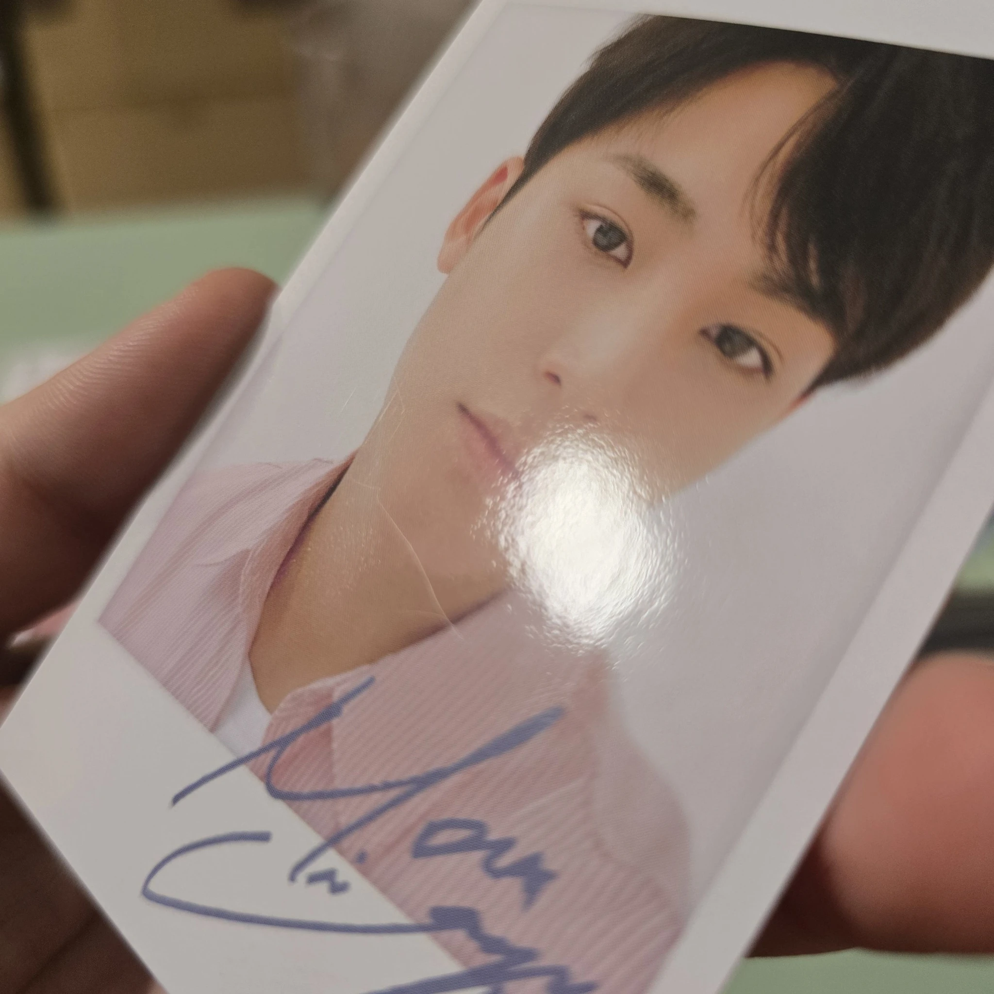 SEVENTEEN Mingyu SEVENTEEN - Mingyu - 2020 JAPAN DOME TOUR Event trading card merch photocard japan polaroid listing photo 3