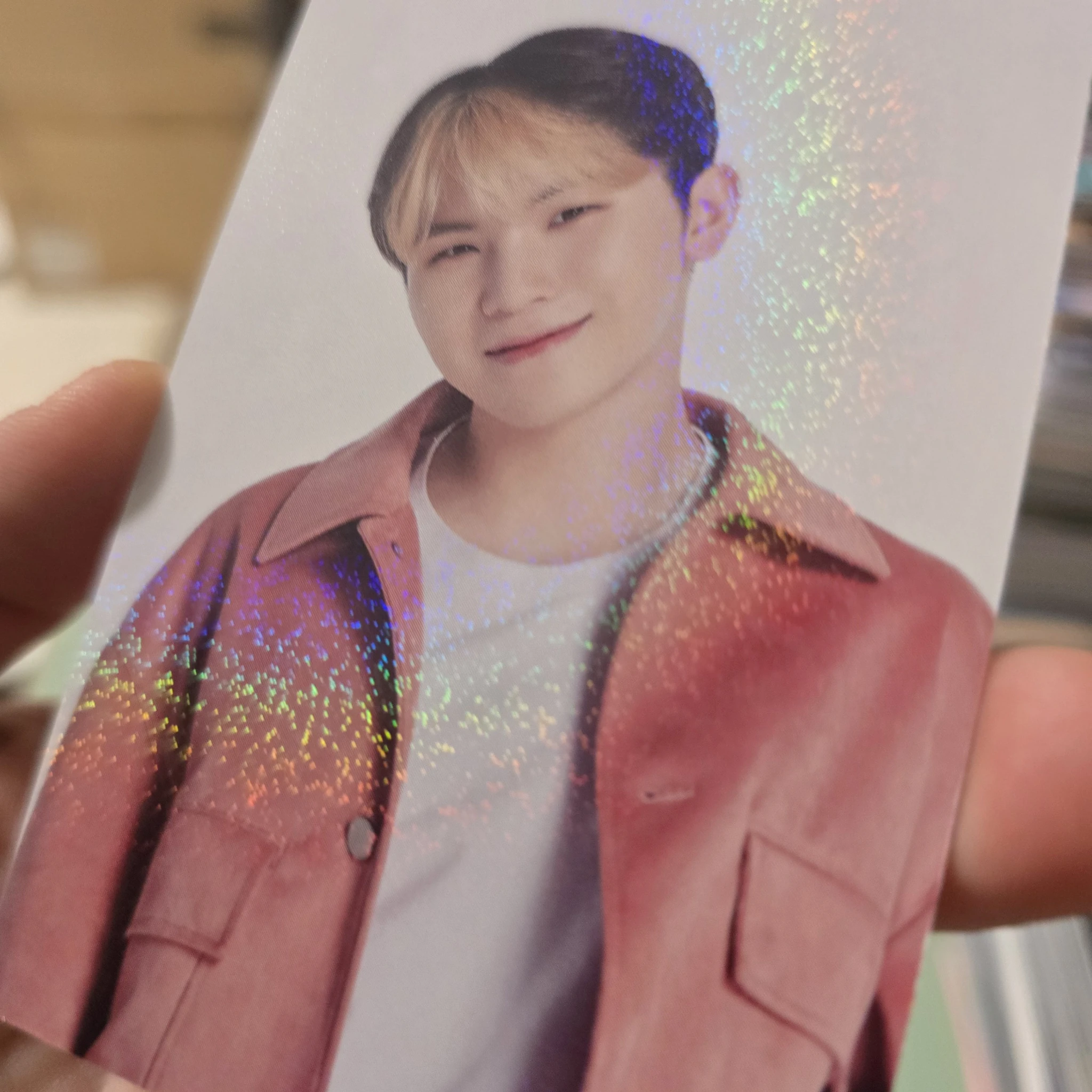 SEVENTEEN Woozi SEVENTEEN - Woozi - 2022 JAPAN FANMEETING [HANABI] Event trading card holographic (hologram) merch photocard listing photo 3