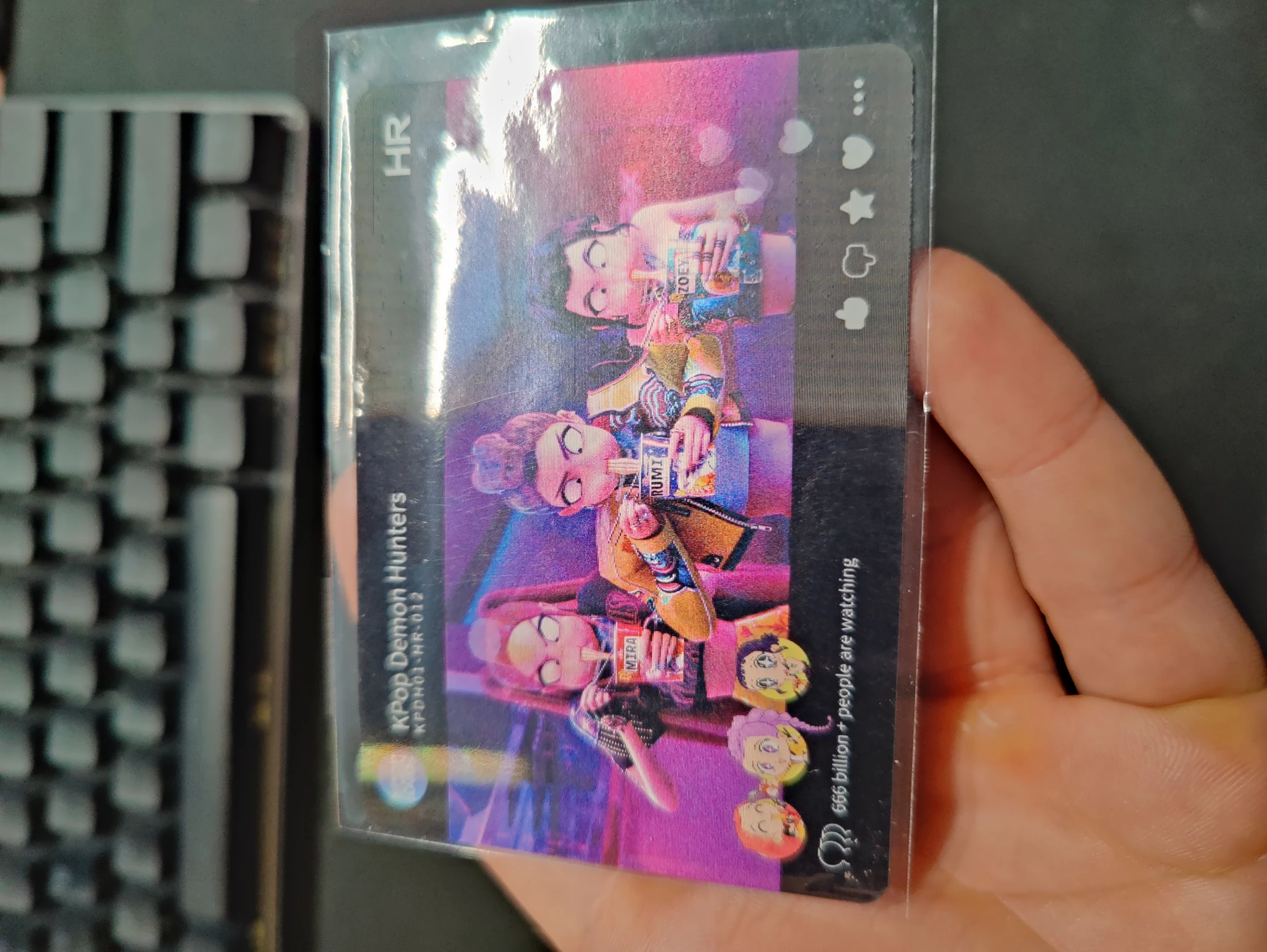 KPop Demon Hunters KPop Demon Hunters - Rumi & Mira & Zoey - Kayou x KDH Collectable Trading Cards Other brand collaboration trading card classic version energy version listing photo 3