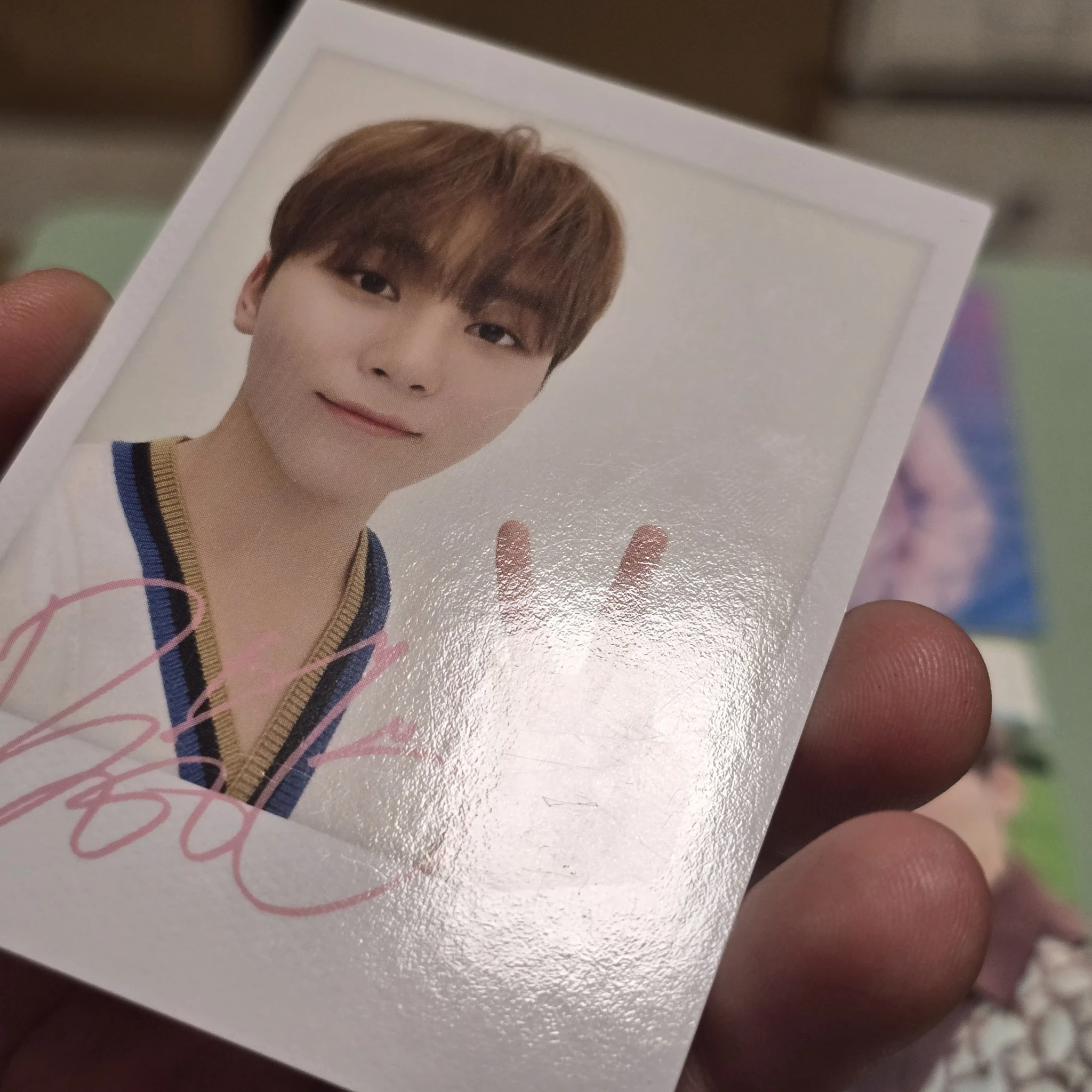 SEVENTEEN Seungkwan SEVENTEEN - Seungkwan - [2020 JAPAN] DOME TOUR Event trading card merch photocard polaroid listing photo 3