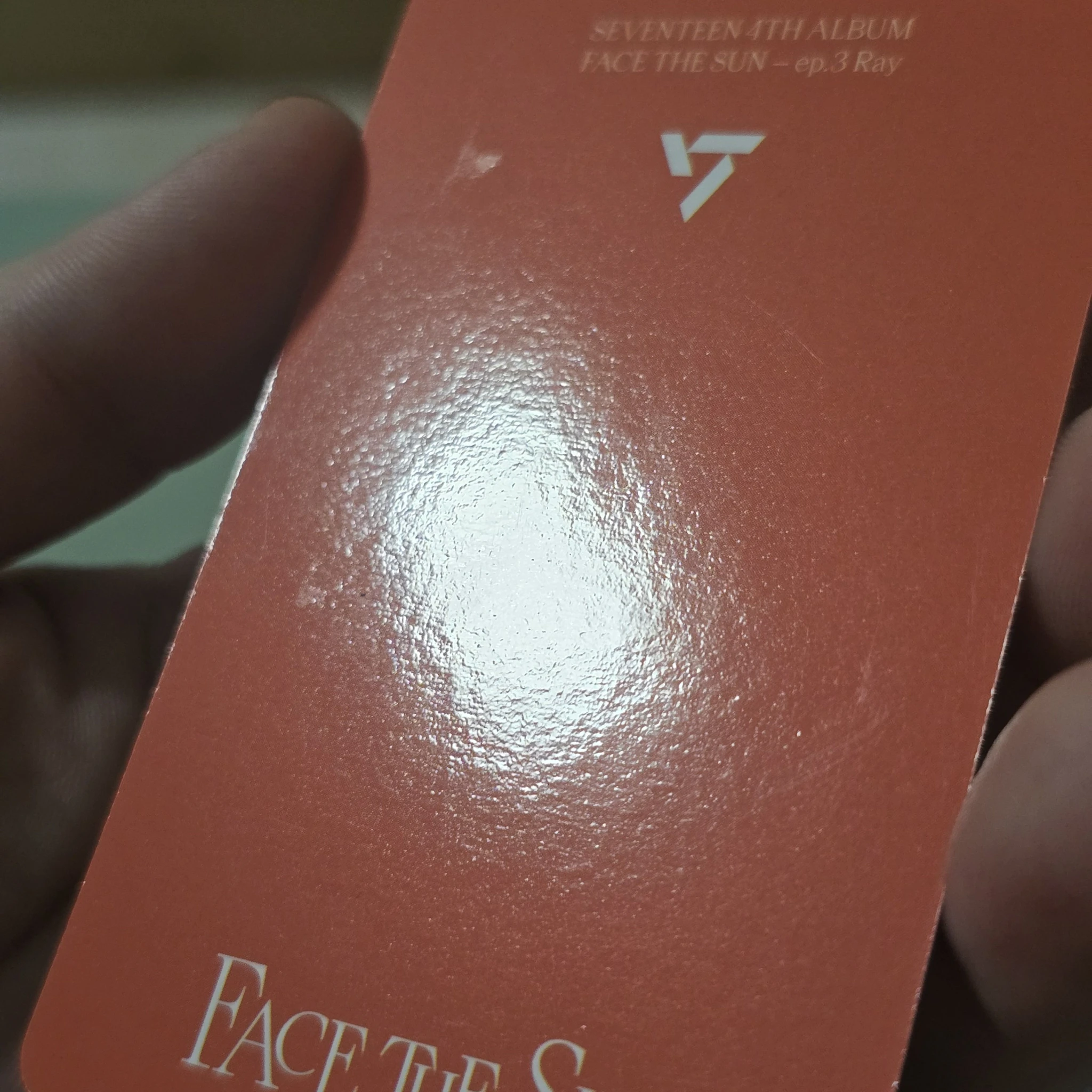 SEVENTEEN Seungkwan SEVENTEEN - Seungkwan - Face the Sun Album album photocard ray version listing photo 3