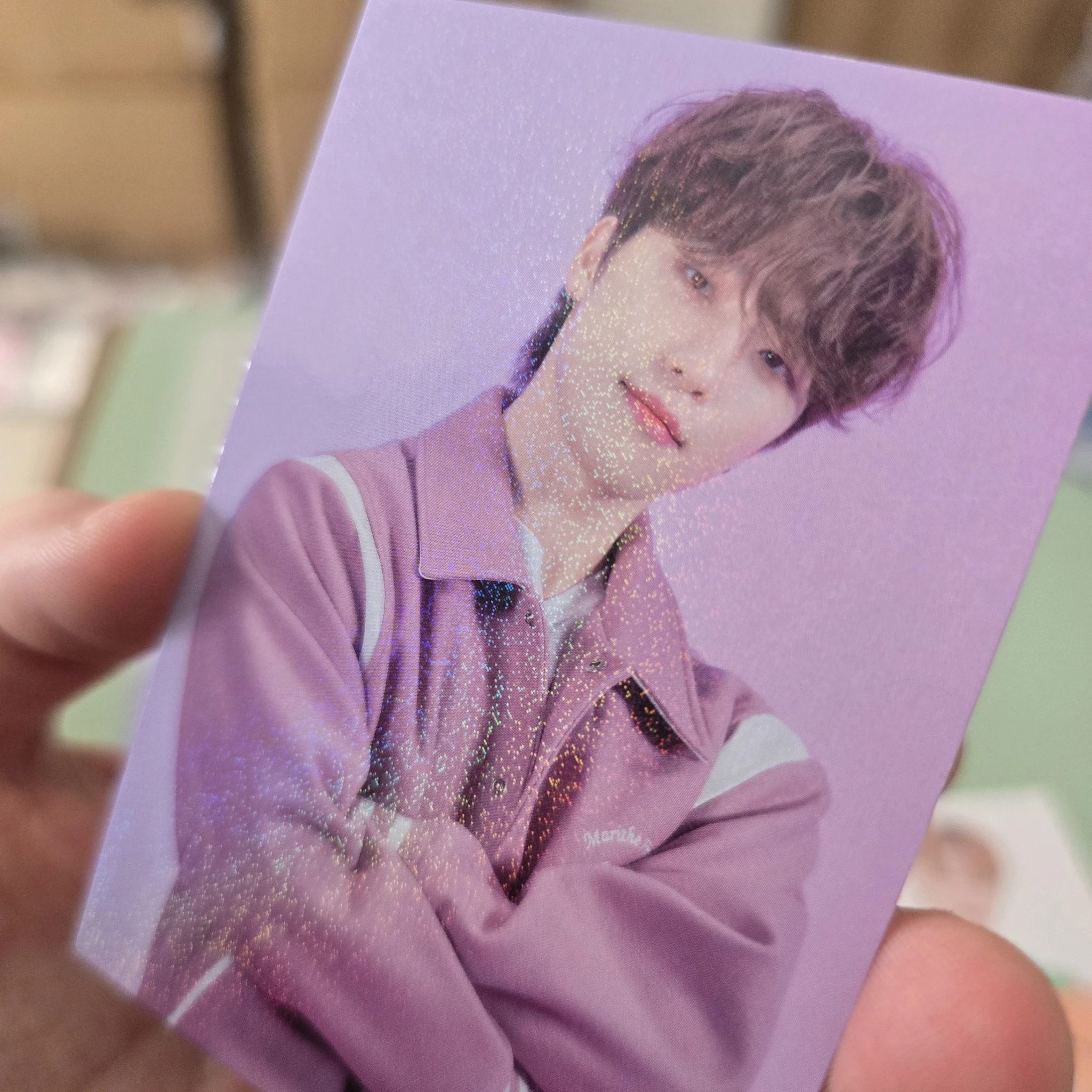 SEVENTEEN Dino SEVENTEEN - Dino - 2023 JAPAN FANMEETING [LOVE] Event trading card holographic (hologram) listing photo 3