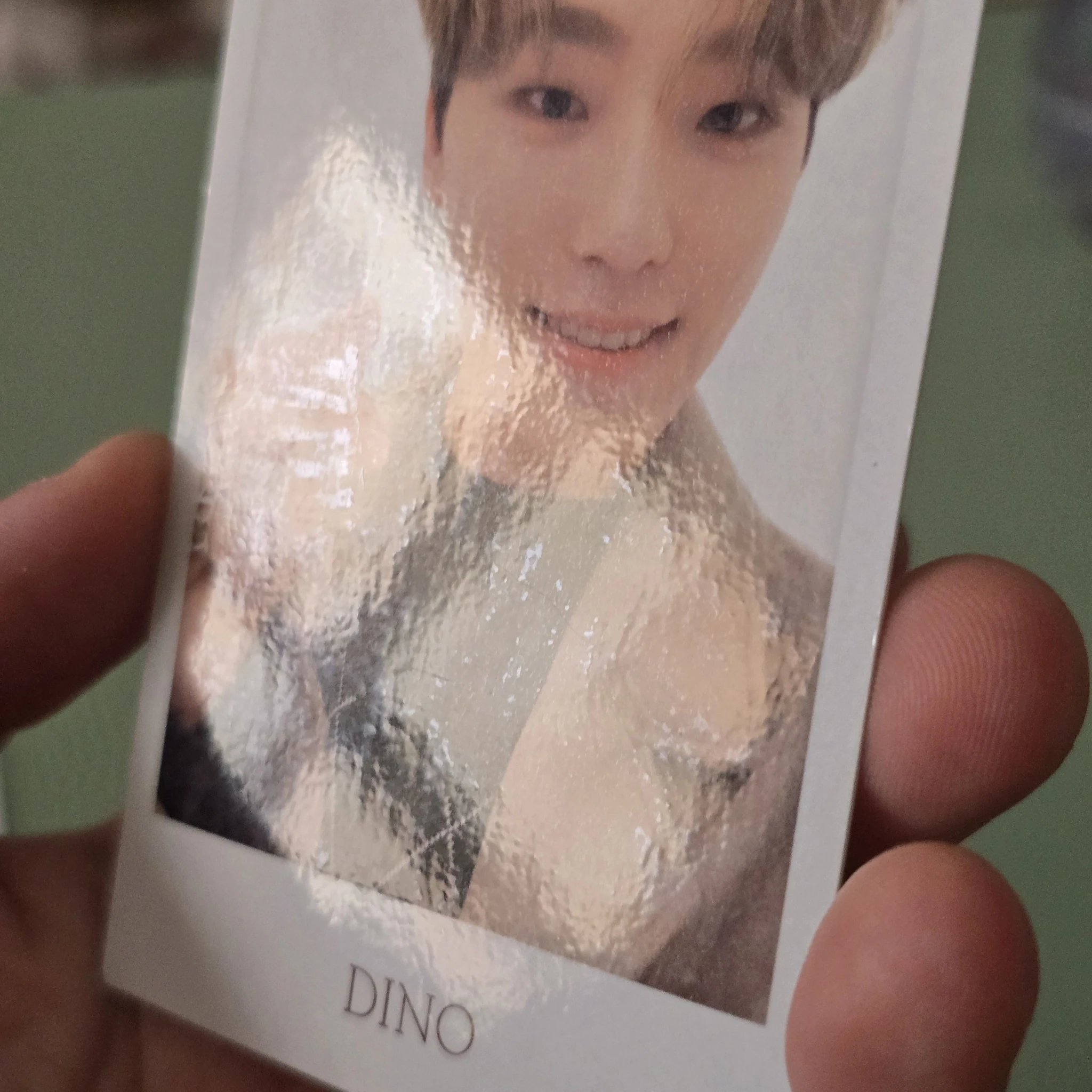 SEVENTEEN Dino SEVENTEEN - Dino - 2020 Winter Goods Merchandise Other polaroid japan merch photocard trading card listing photo 3