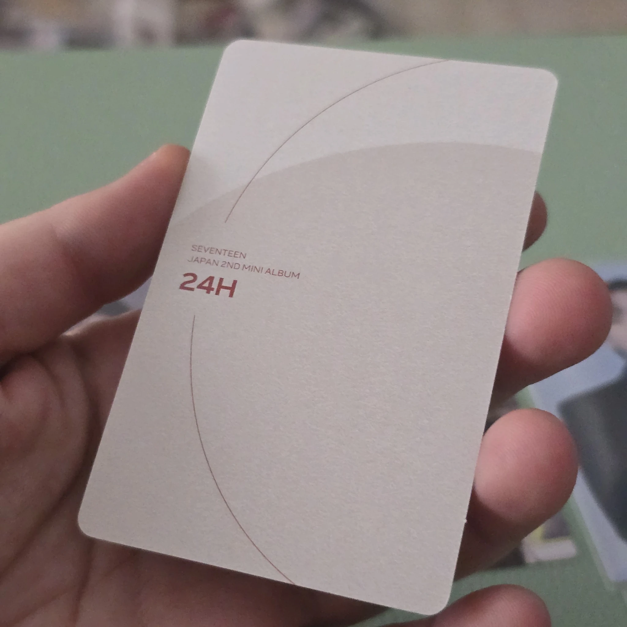 SEVENTEEN Seungkwan SEVENTEEN - Seungkwan - 24H Album limited edition B version album photocard listing photo 3