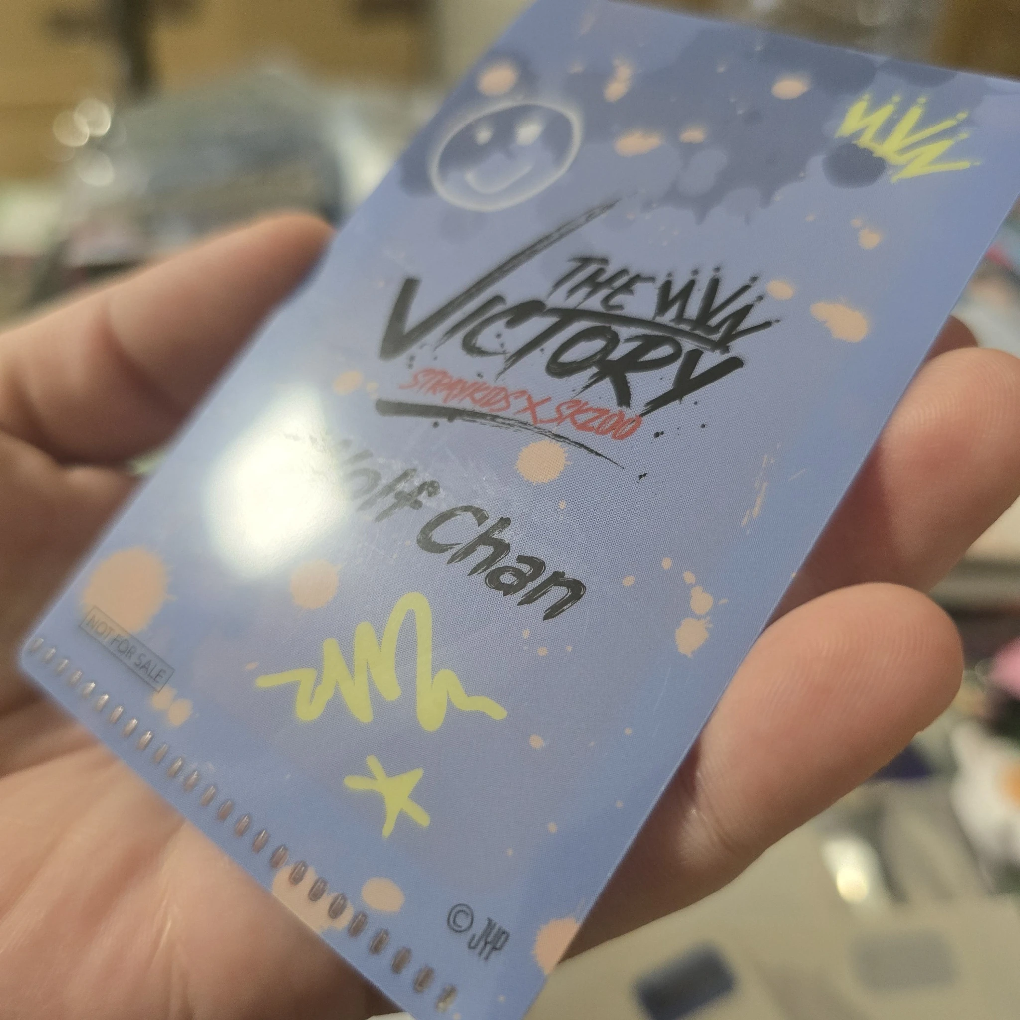 Stray Kids Bang Chan Stray Kids - Bang Chan - The Victory Pop-Up Store Event L holder advance reservation benefit supplemental transparent/translucent pop-up cafe event listing photo 3