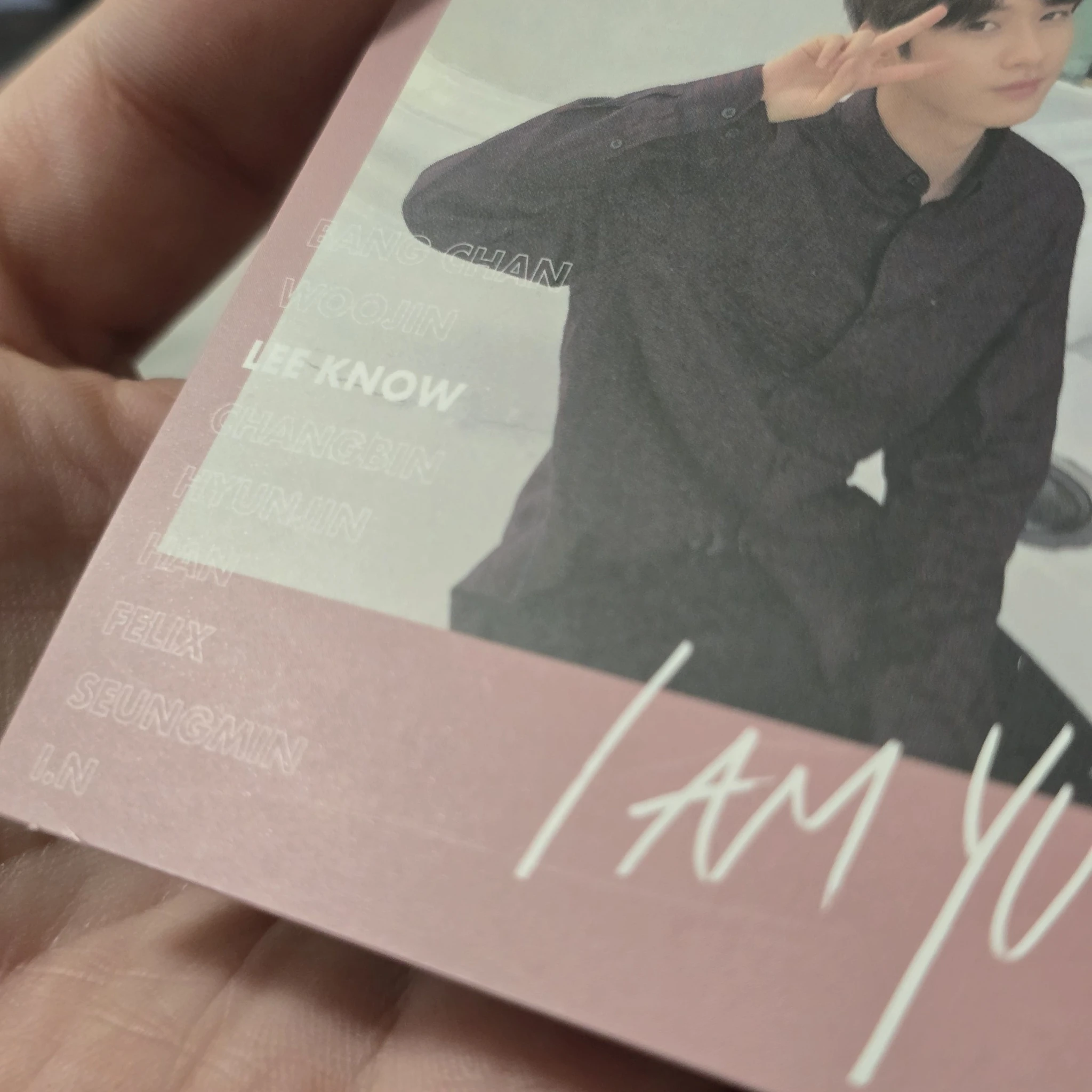 Stray Kids Lee Know Stray Kids - Lee Know - I am YOU Album polaroid non-standard size A version standard version qr card album inclusion listing photo 3