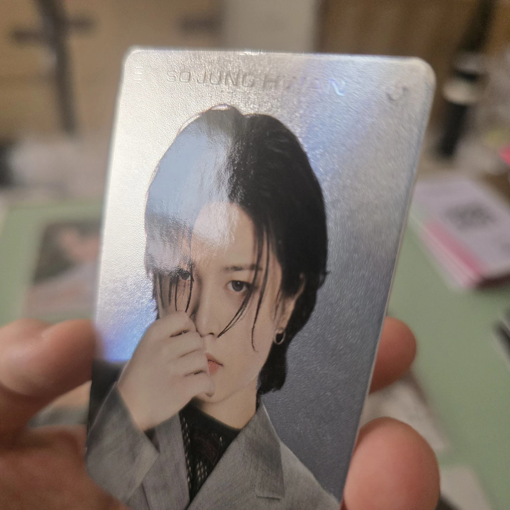TREASURE So Junghwan TREASURE - So Junghwan - REBOOT Album holographic (hologram) MD event pop-up D version trading pack listing photo 3