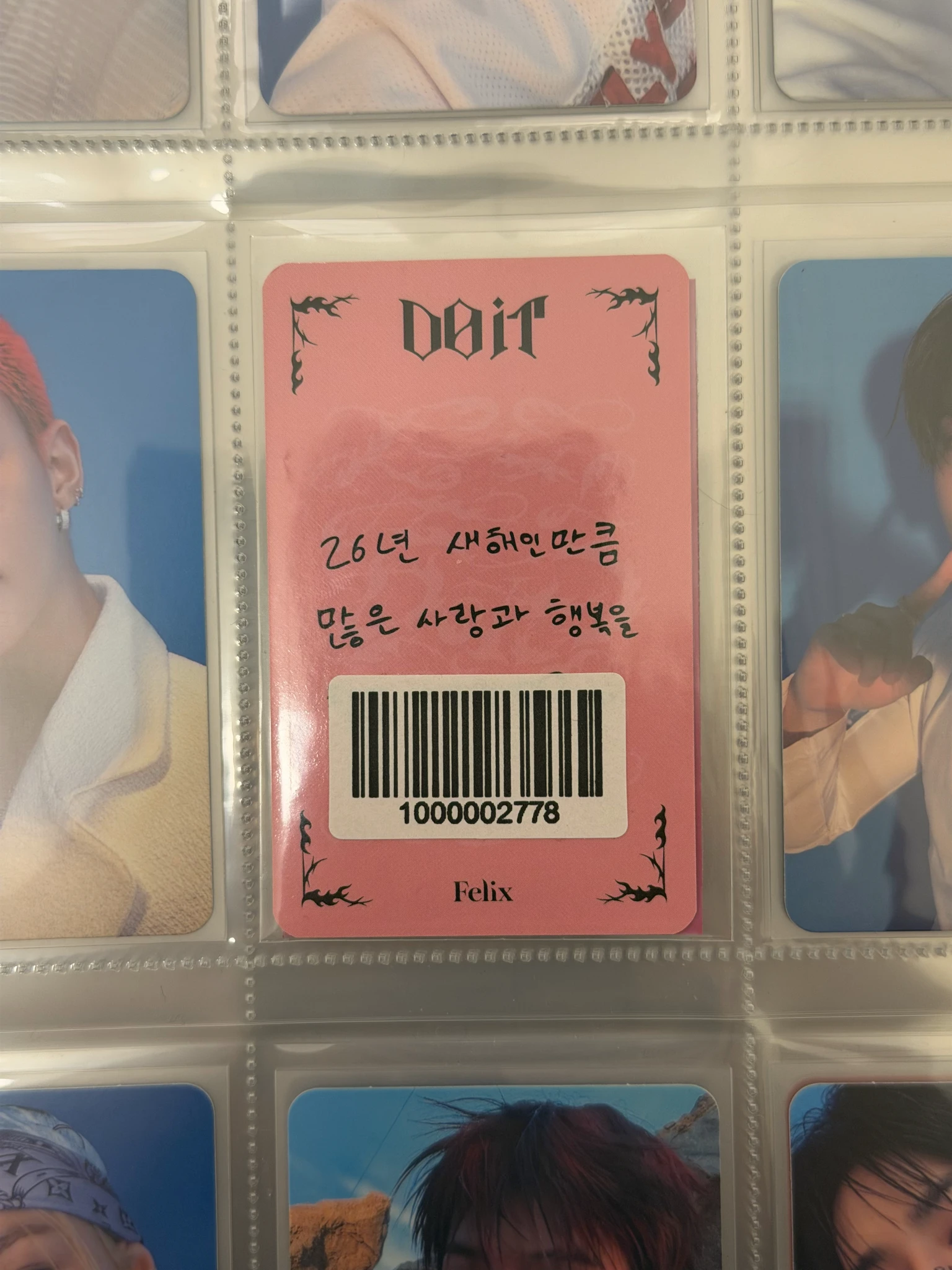 Stray Kids Felix Stray Kids - Felix - Do It Album fans shop video call listing photo 3