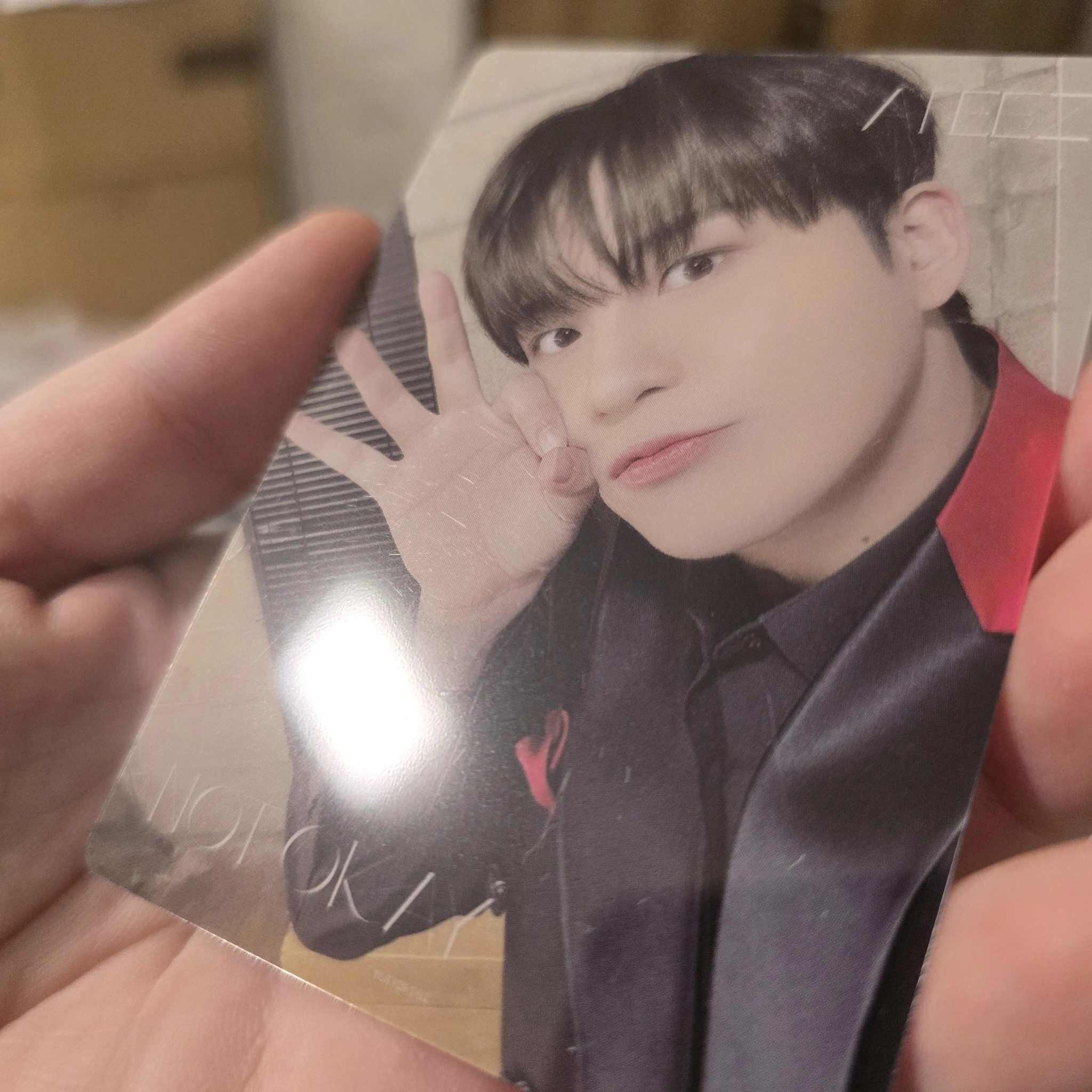 ATEEZ Jongho ATEEZ - Jongho - NOT OKAY Album hmv pob (pre-order benefit) transparent listing photo 3